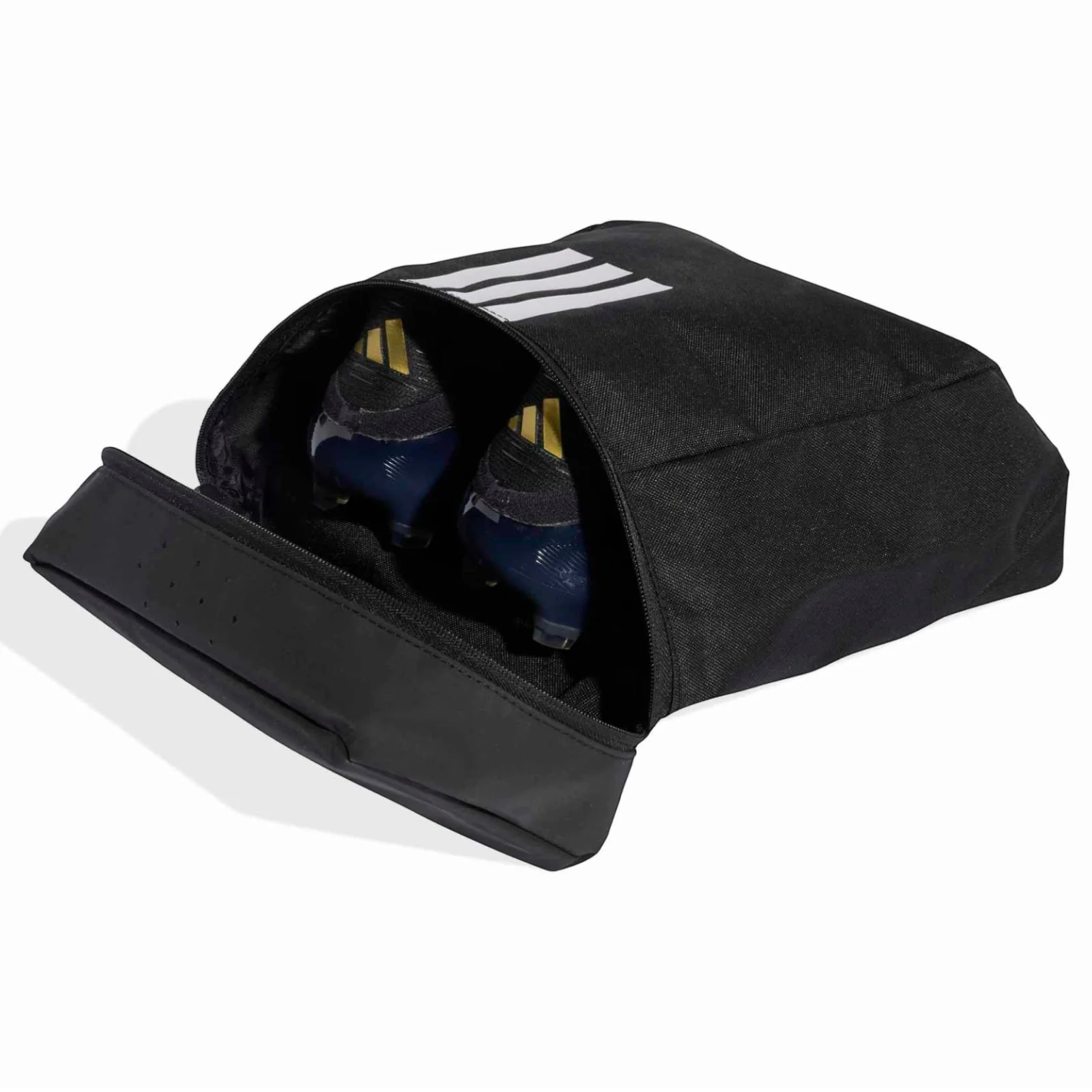 adidas Tiro 3-Stripes Training Zip-Up Shoe Bag - Black - Image 3
