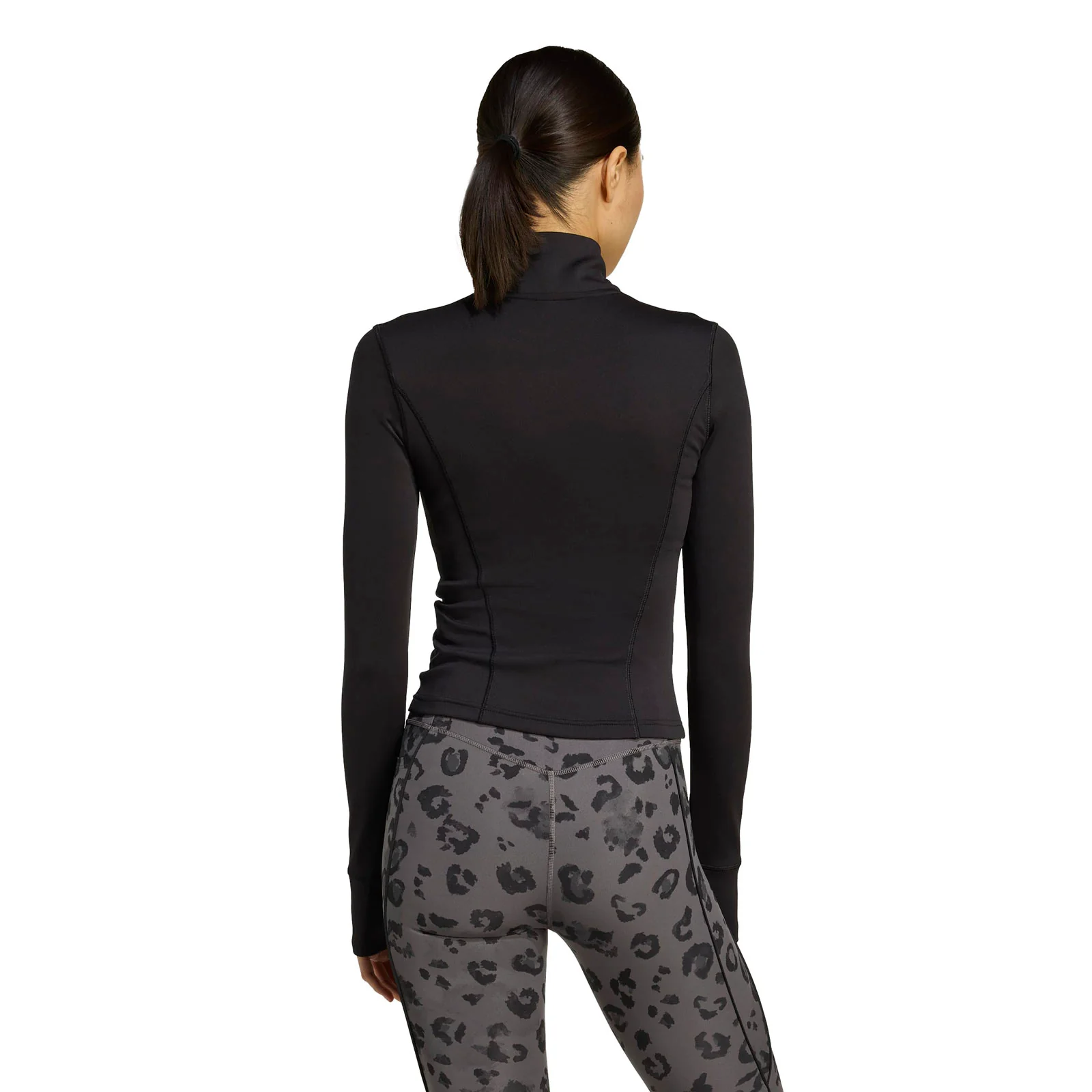 adidas Optime Essentials Tight-Fit Womens Full-Zip Jacket - Image 2