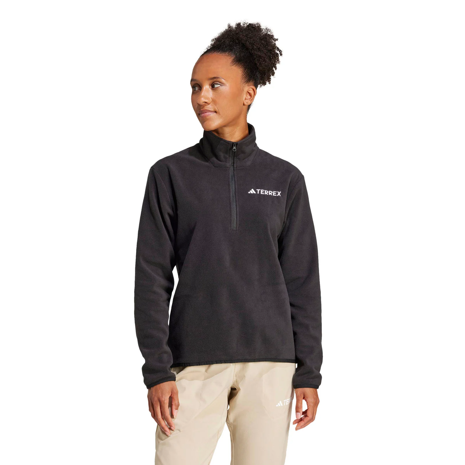 adidas Multi Essentials Womens Half-Zip Fleece Jacket