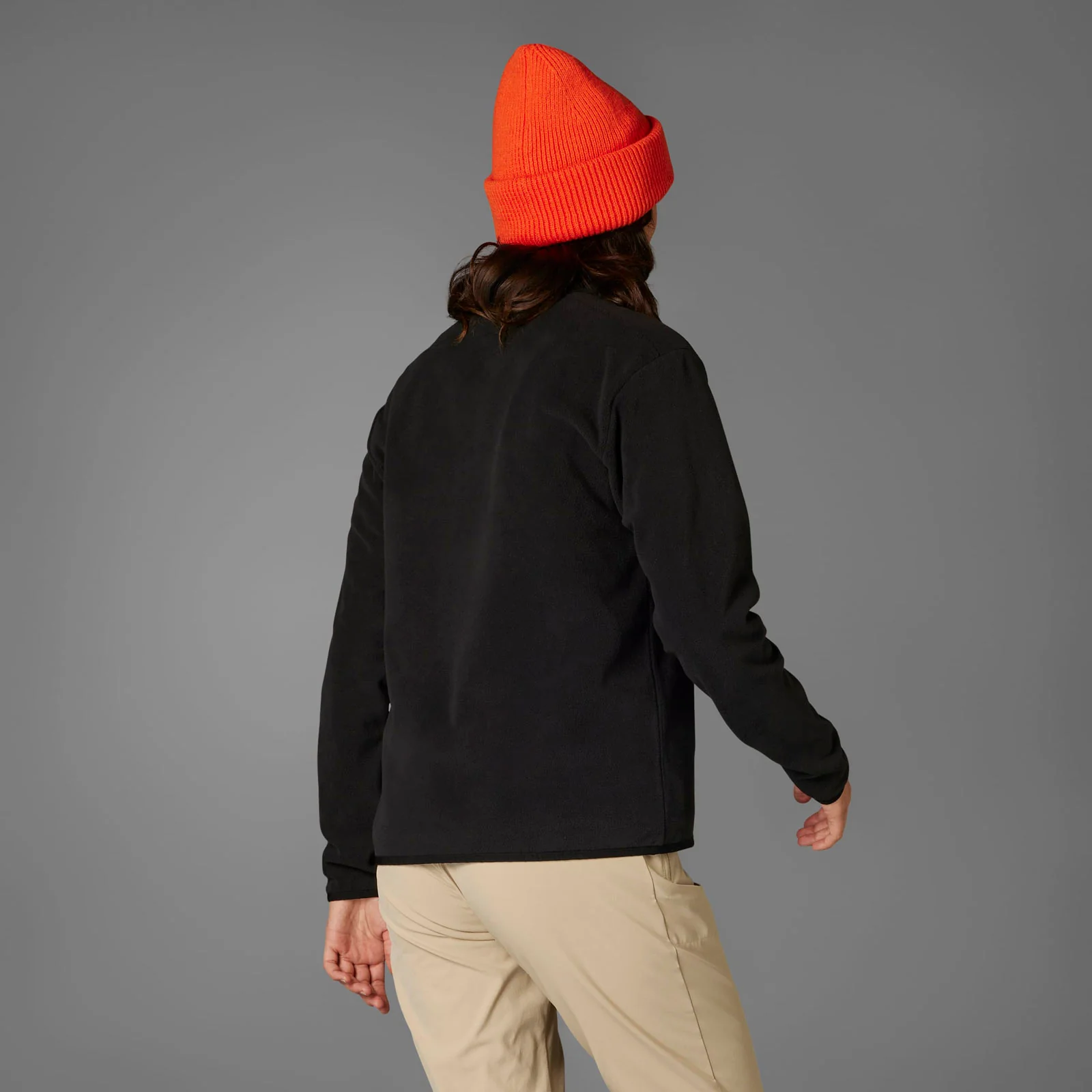 adidas Multi Essentials Womens Half-Zip Fleece Jacket - Image 7