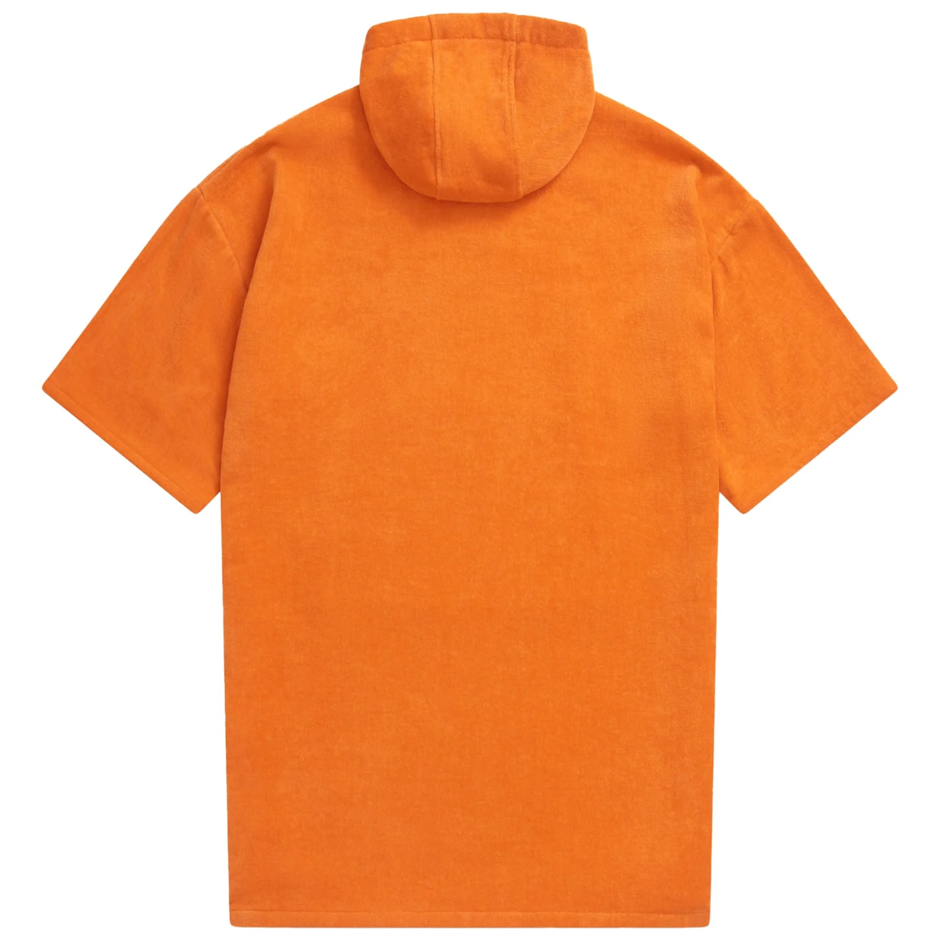 Animal Kids Gill Towelling Organic Poncho Orange - Image 2