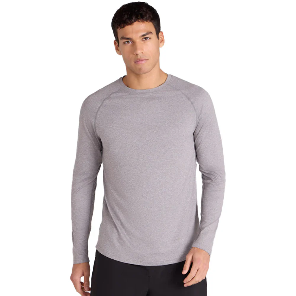 Animal Mens Active Long-Sleeved T-Shirt Charcoal