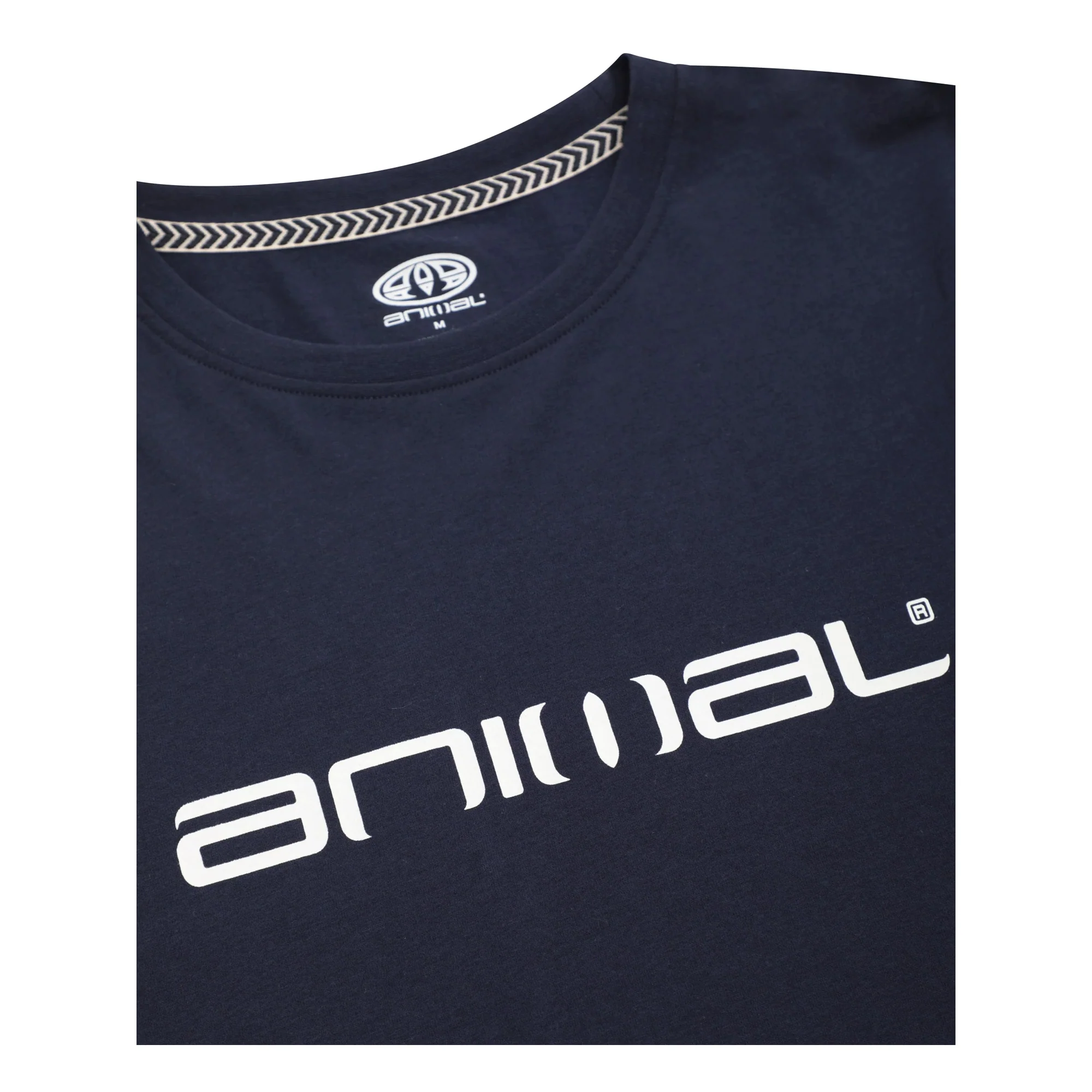 Animal Mens Classico Organic T-Shirt Navy - Image 3