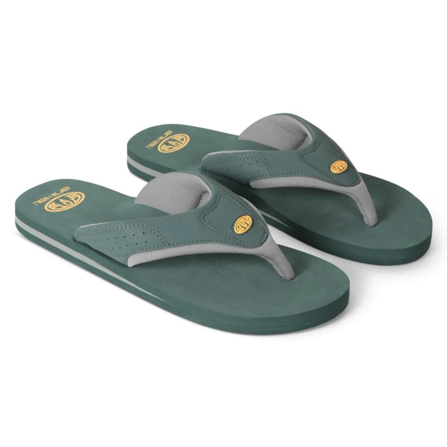 Animal Mens Jekyl Recycled Flip Flop Green