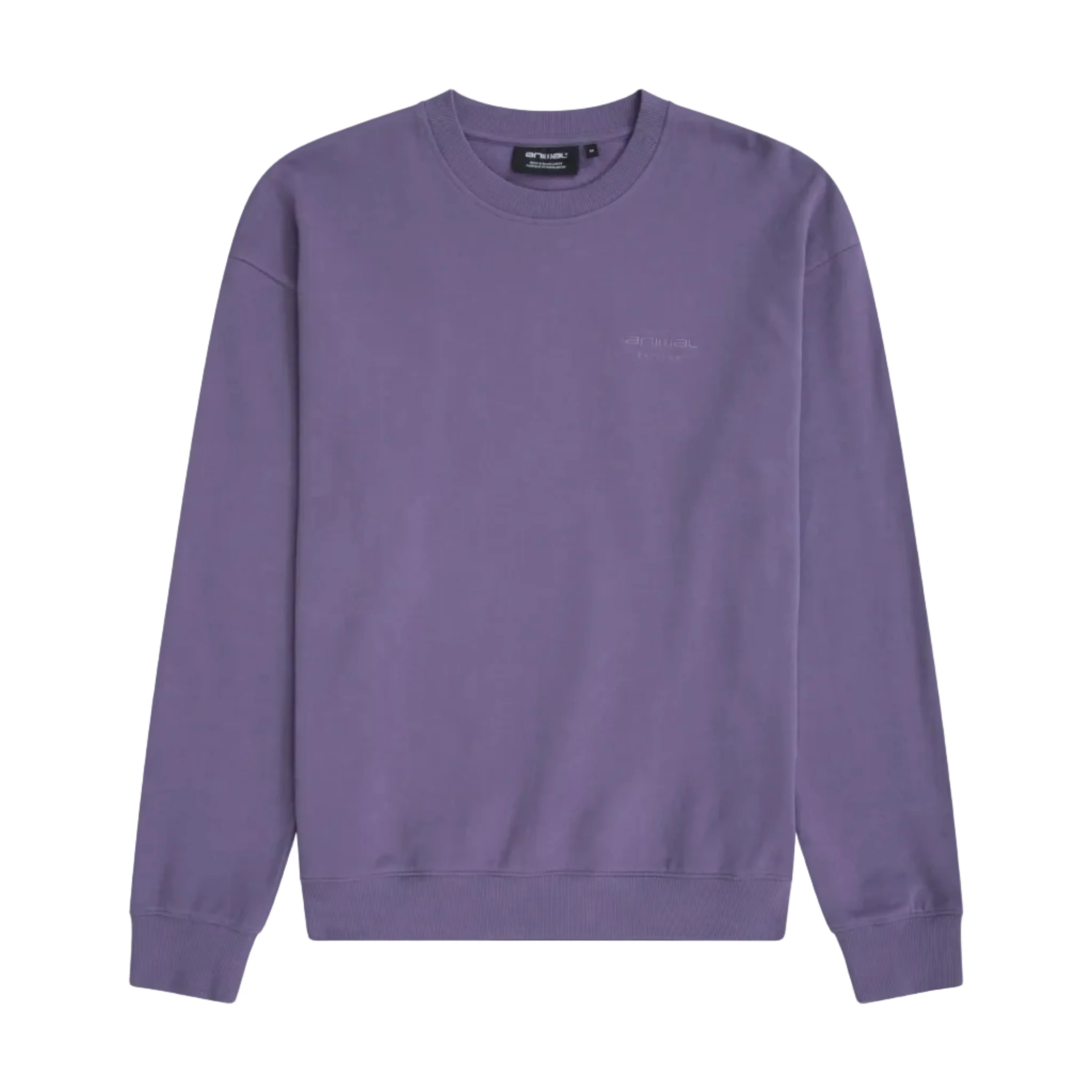 Animal Mens Jonah Organic Sweatshirt Purple