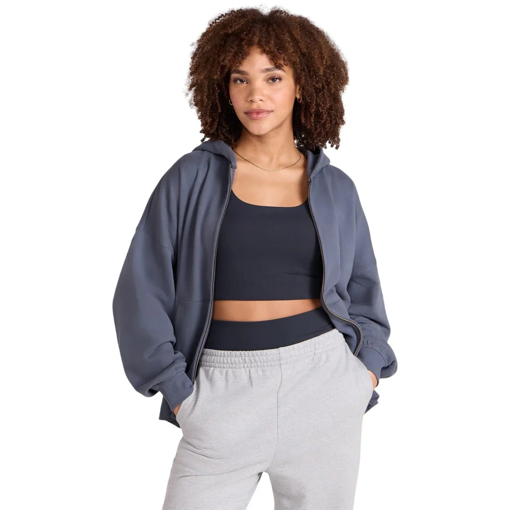 Animal Womens Idol Full Zip Hoodie Blue