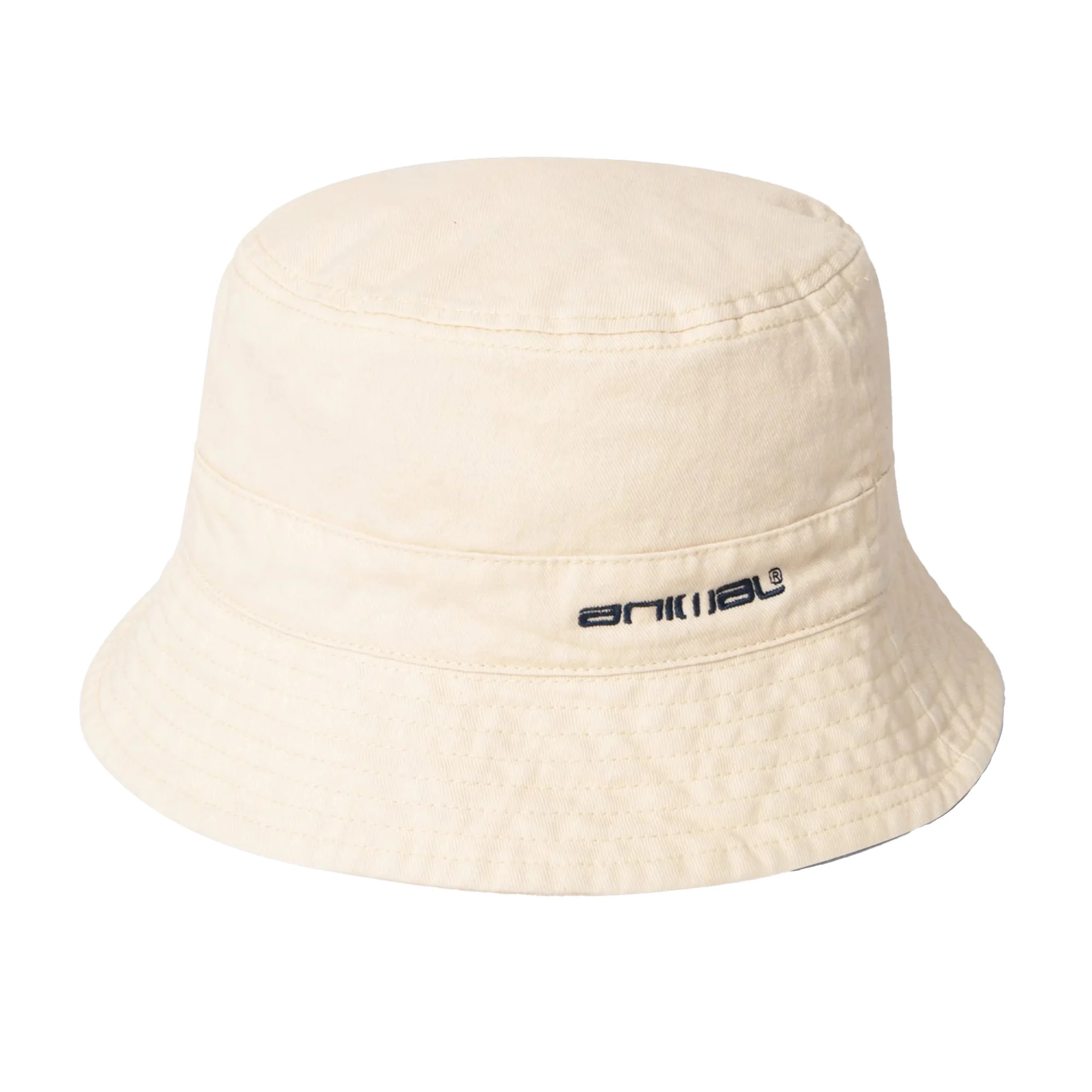 Animal Womens Indie Logo Organic Bucket Hat Cream