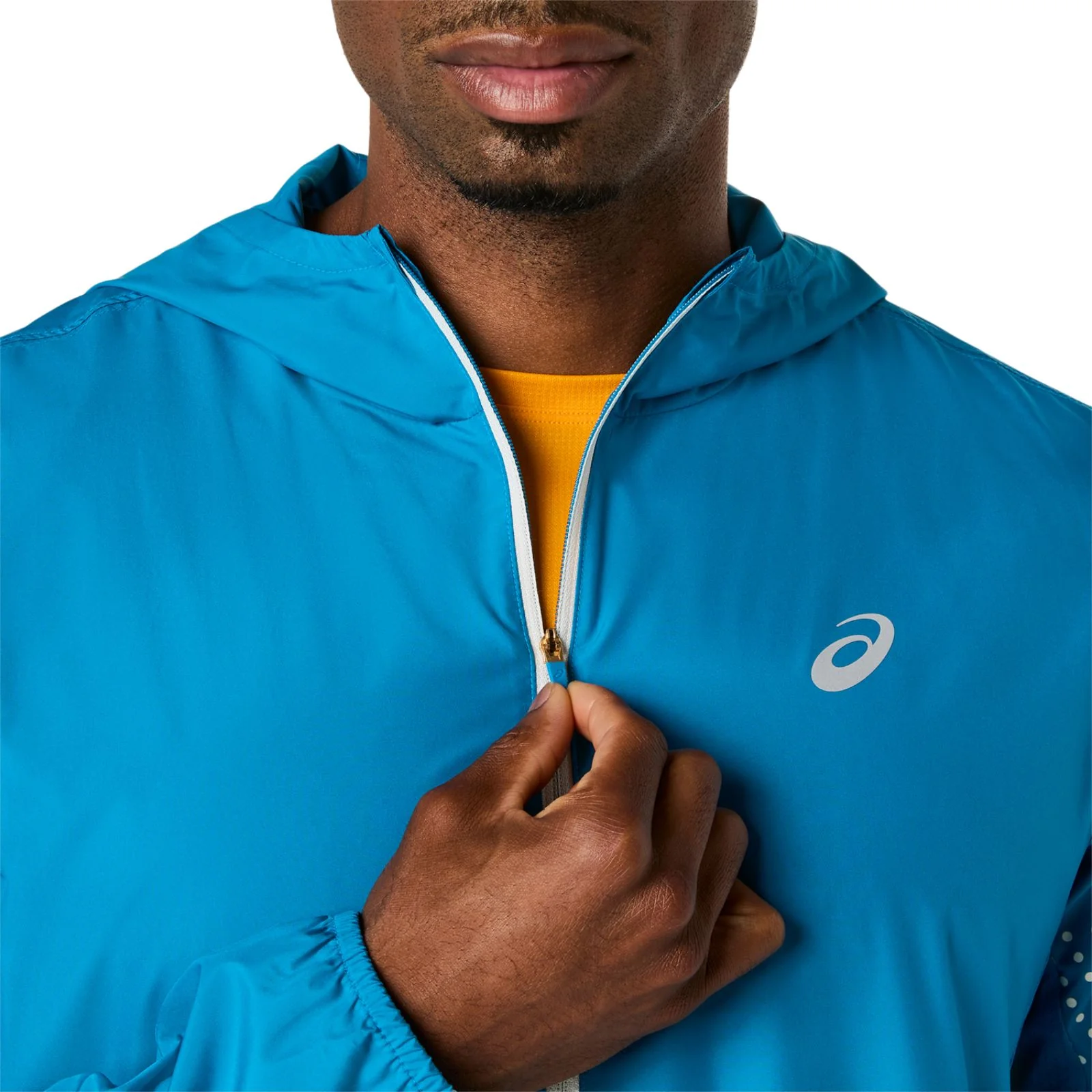 Asics Icon Lightweight Mens Water-Repellent Jacket - Image 4