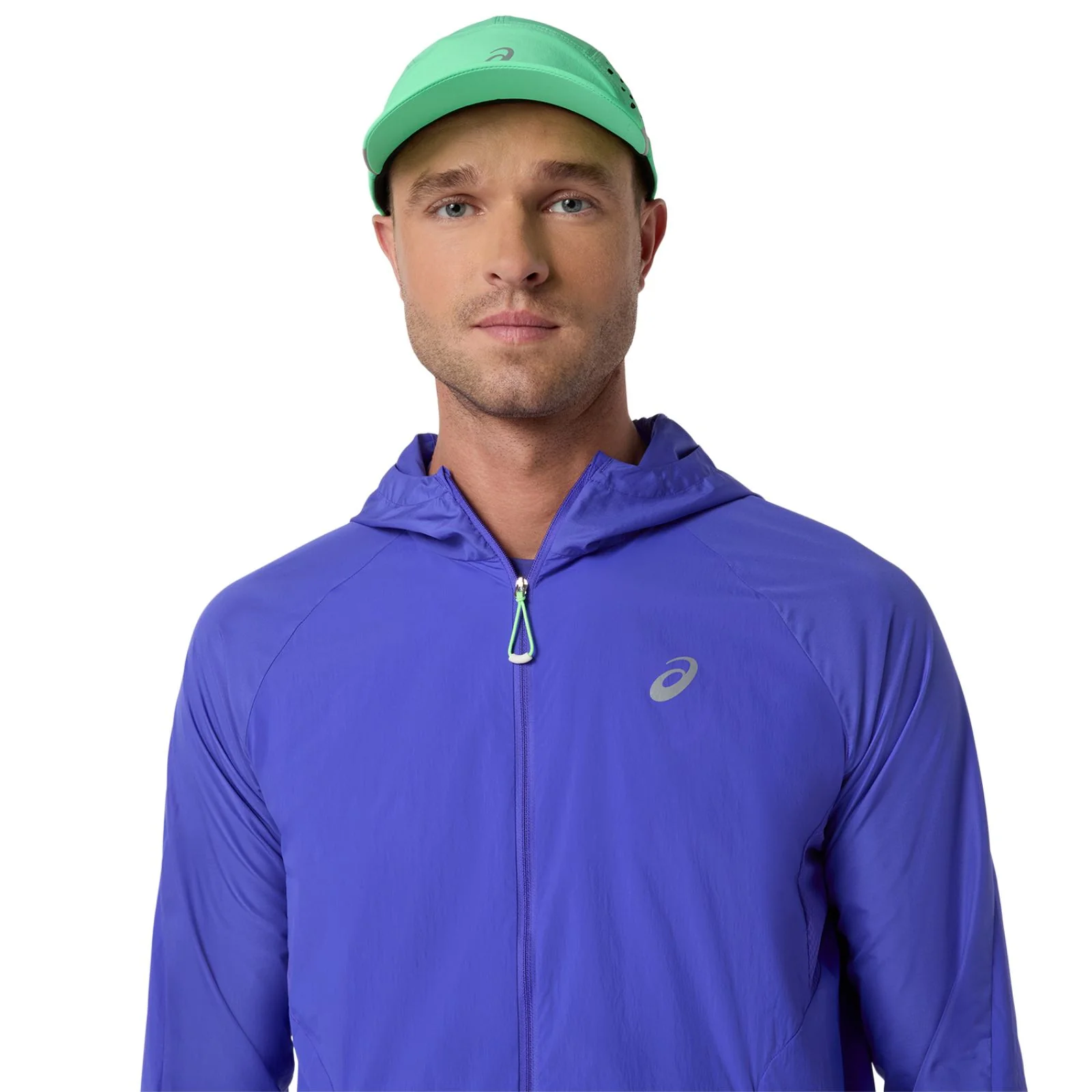 Asics Road Packable Mens Wind-Resistant Running Jacket - Image 5