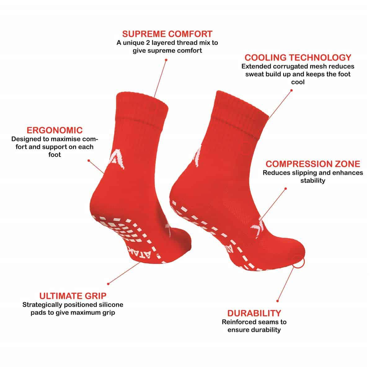 ATAK Gripzlite Pro Adult Socks - Image 6
