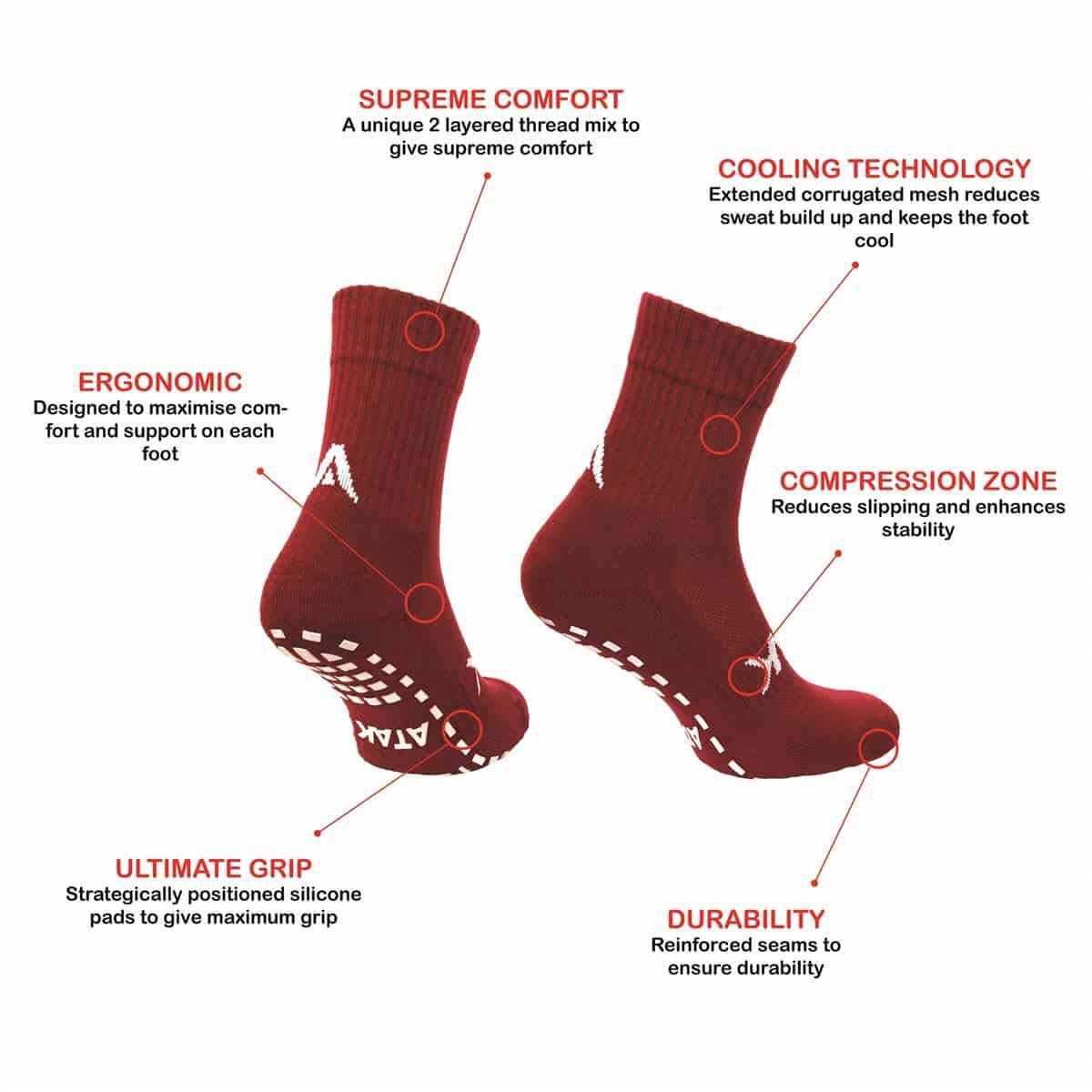 ATAK Gripzlite Pro Kids Socks - Image 6