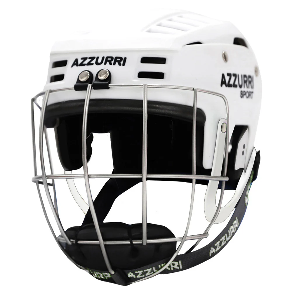 Azzurri HXM Hurling / Camogie Helmet - White - Image 2