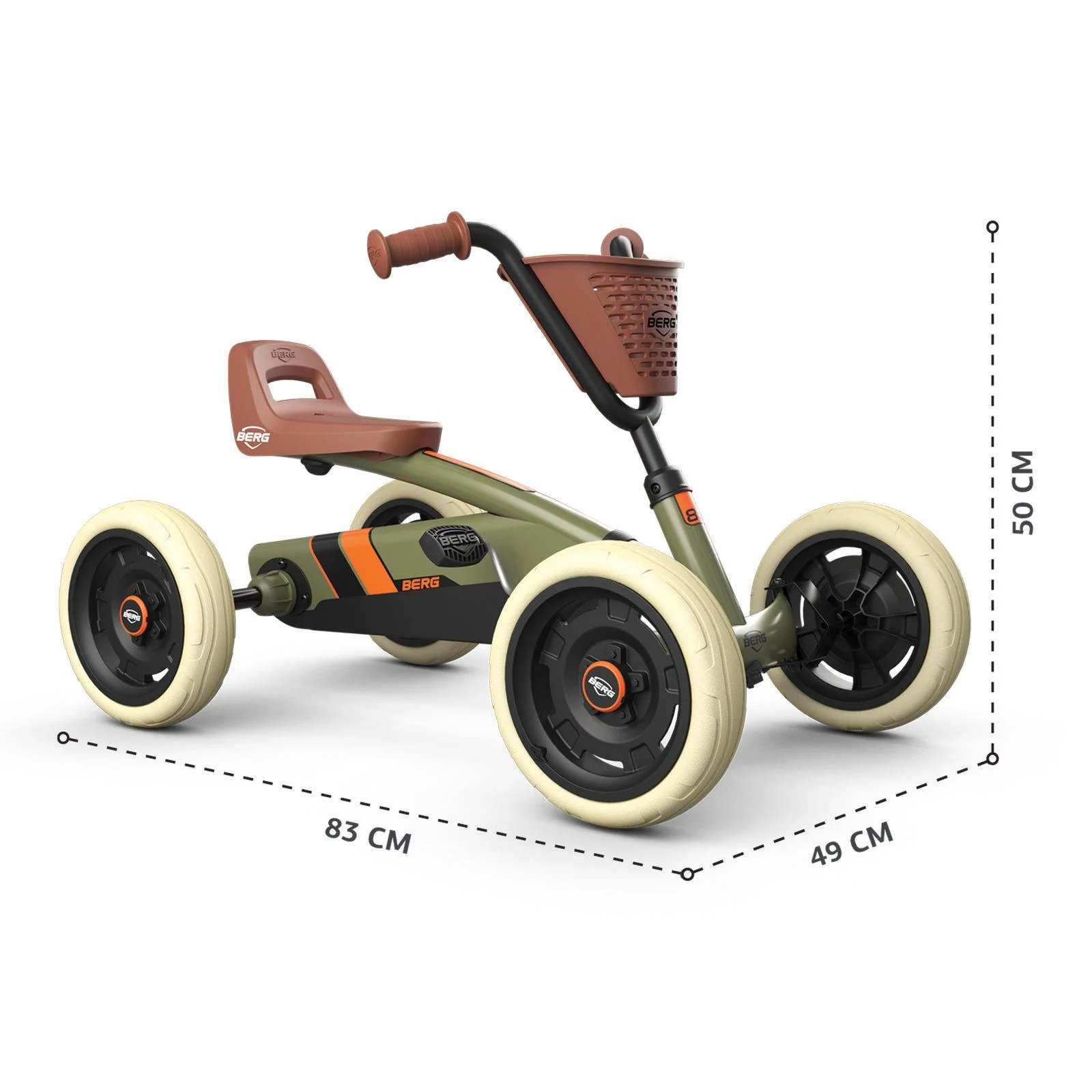 BERG Buzzy Retro Green Go-Kart - Image 6