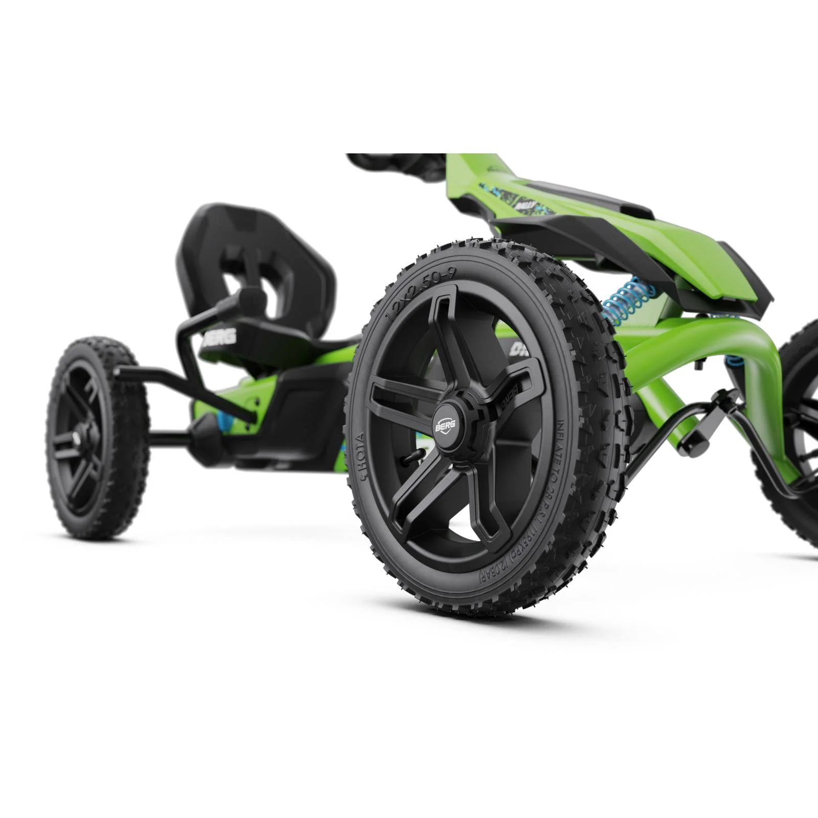 BERG Rally DRT Green Go-Kart - Image 5