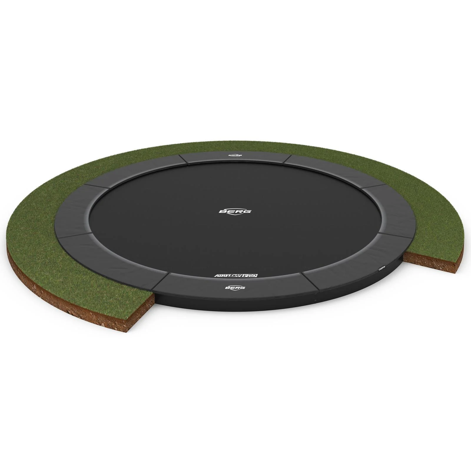 BERG SPORTS Champion FlatGround 430 Trampoline Grey