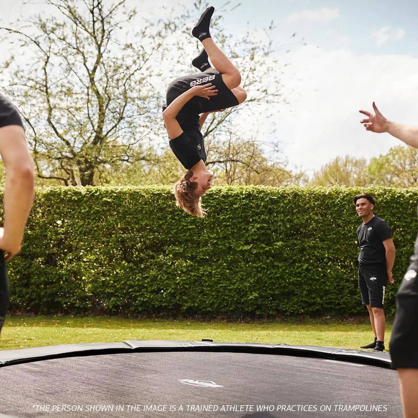 BERG SPORTS Champion FlatGround 430 Trampoline Grey - Image 3