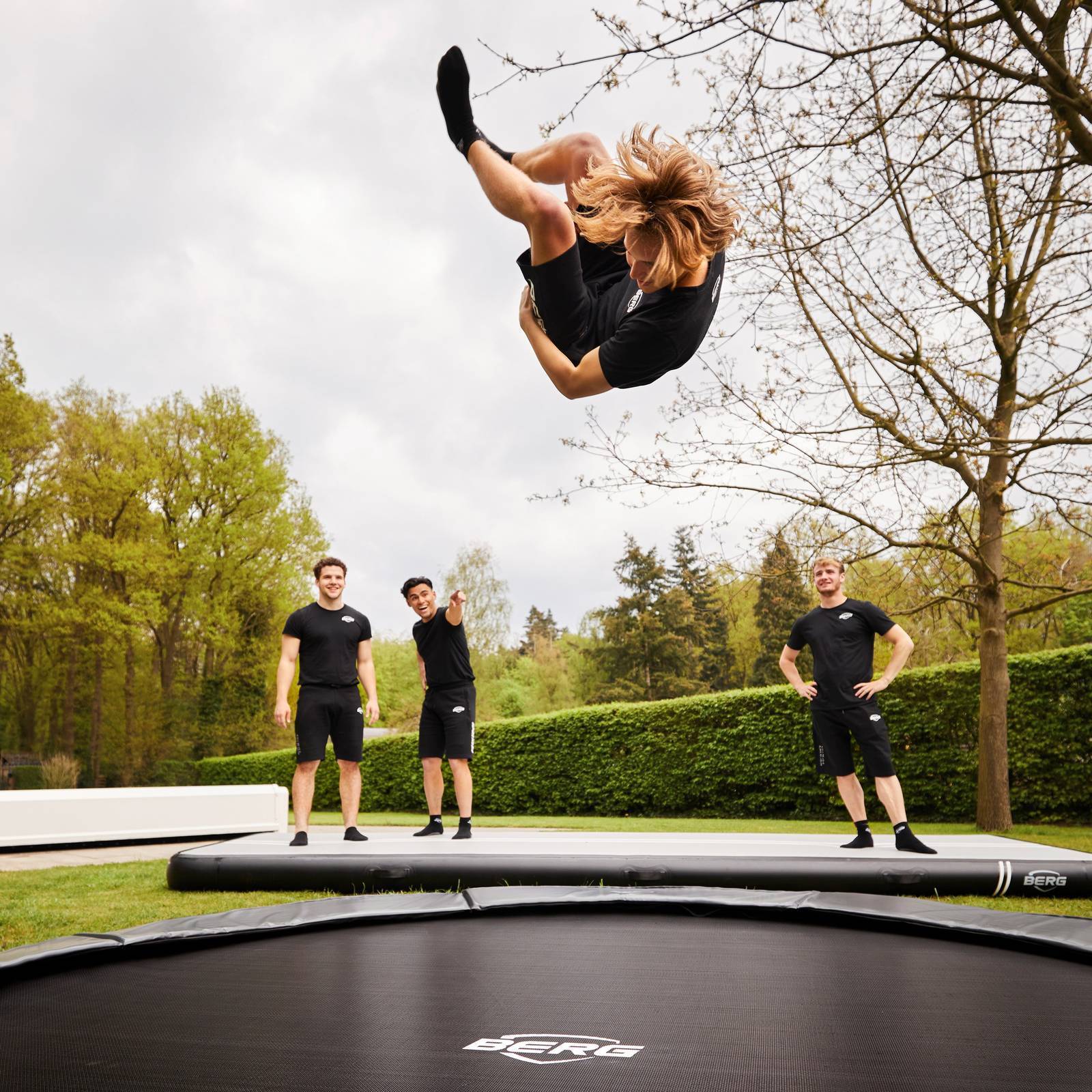 BERG SPORTS Elite FlatGround 330 Trampoline Grey - Image 2