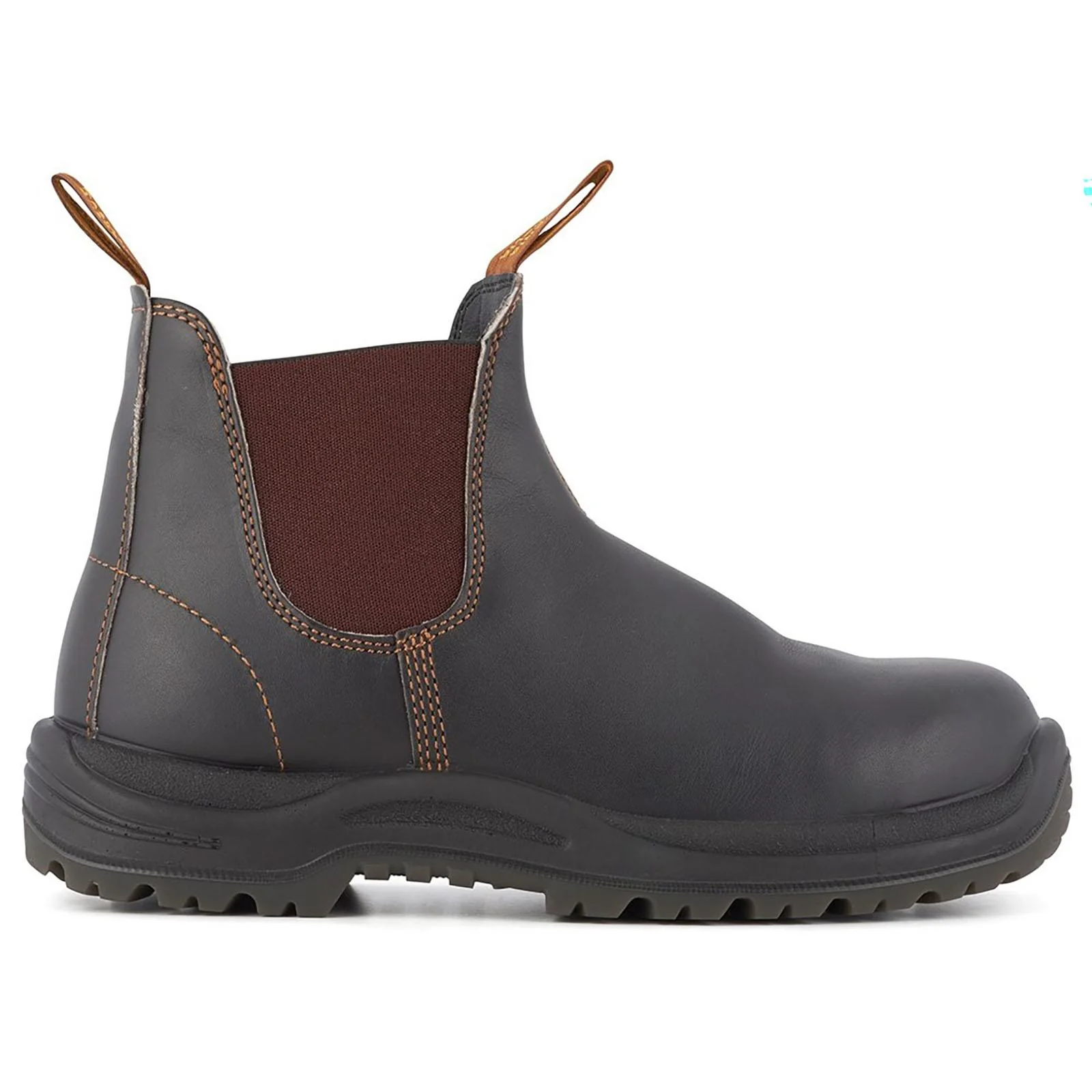 Blundstone Unisex 192 Industrial Safety Boot Stout Brown