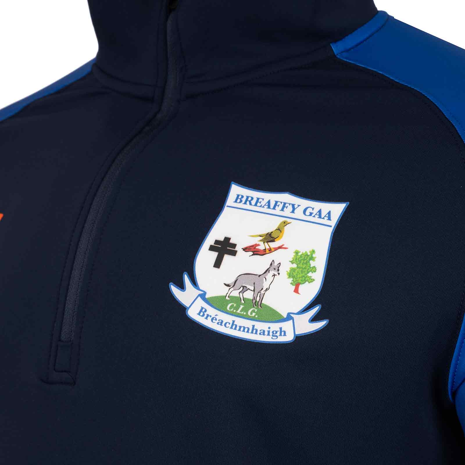 Breaffy GAA 2025/26 Mid Layer Half Zip Kids Top - Image 3