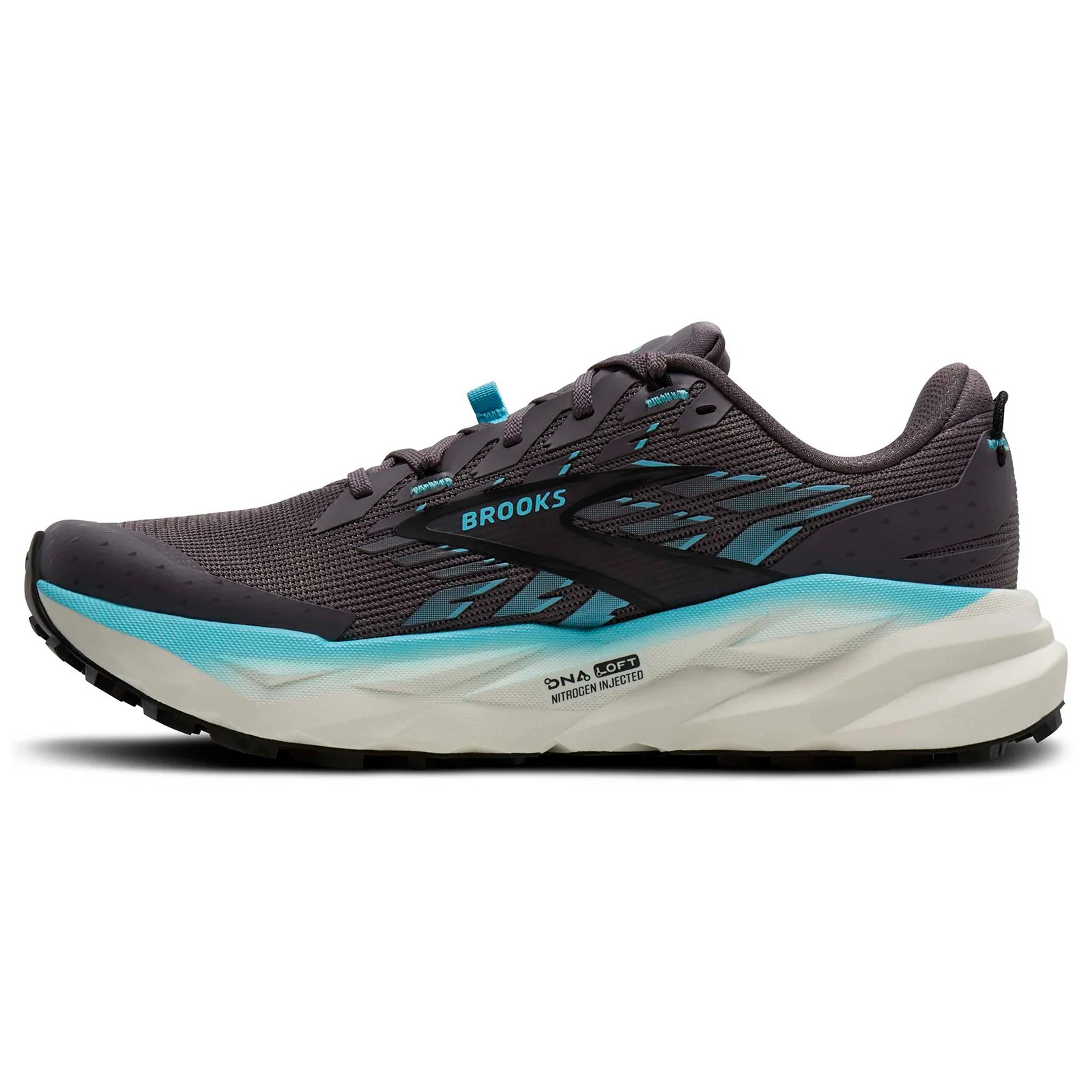 Brooks Womens Cascadia 19 Running Shoes Grey - Image 2