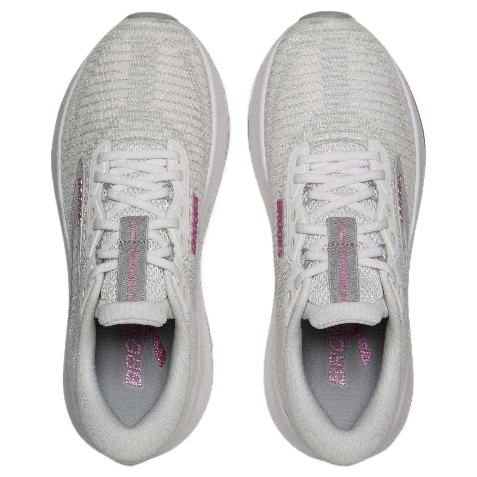 Brooks Womens Revel Max Running Shoes White - Image 3