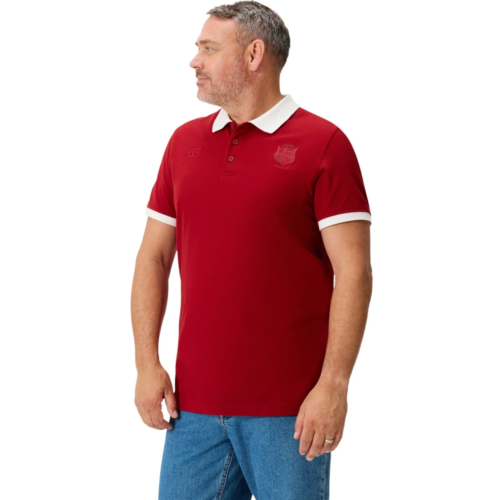 Canterbury British & Irish Lions Rugby The Classics Adults Polo Shirt - Image 3