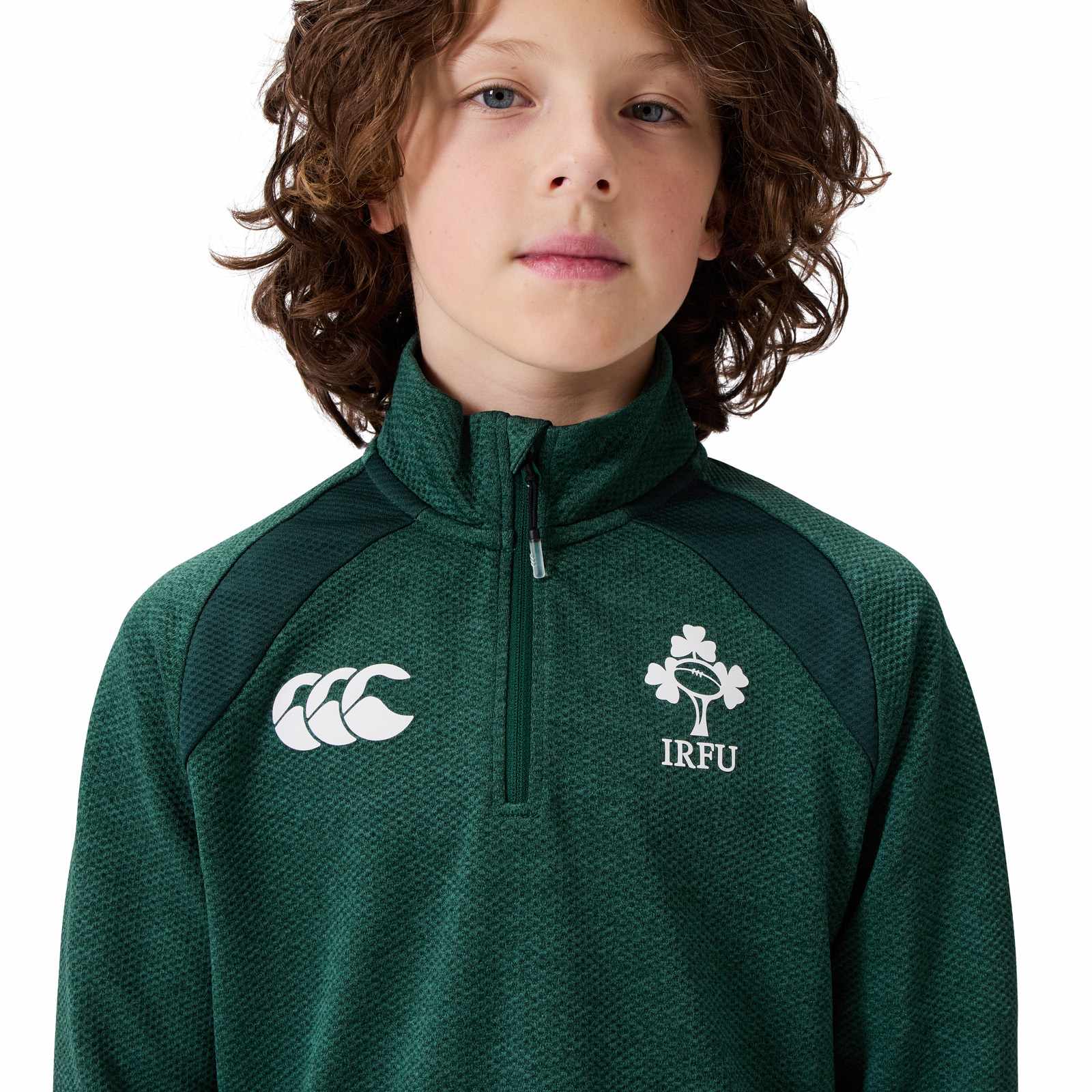 Canterbury IRFU Ireland Rugby 2025/26 Elite Kids Top - Image 4