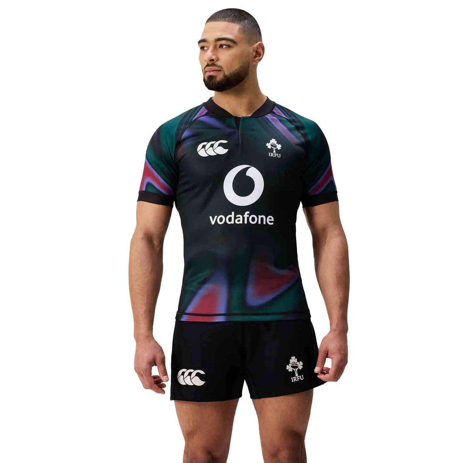 Canterbury IRFU Ireland Rugby 2025/26 Mens Pre-Game Pro Jersey - Image 3