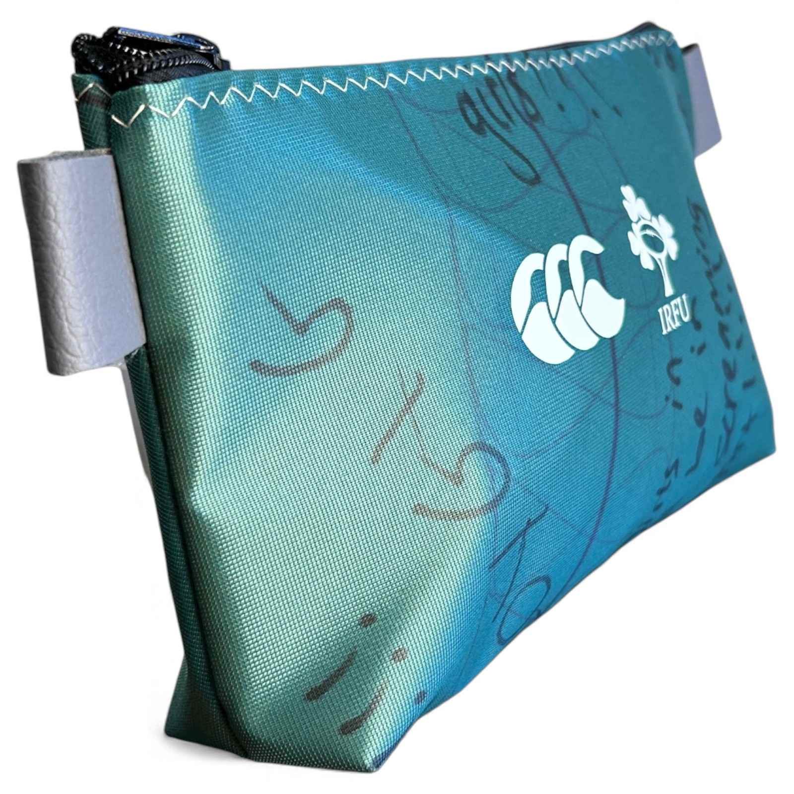 Canterbury IRFU Ireland Rugby Upcycled Giant Jersey Make-Up Bag - Image 3