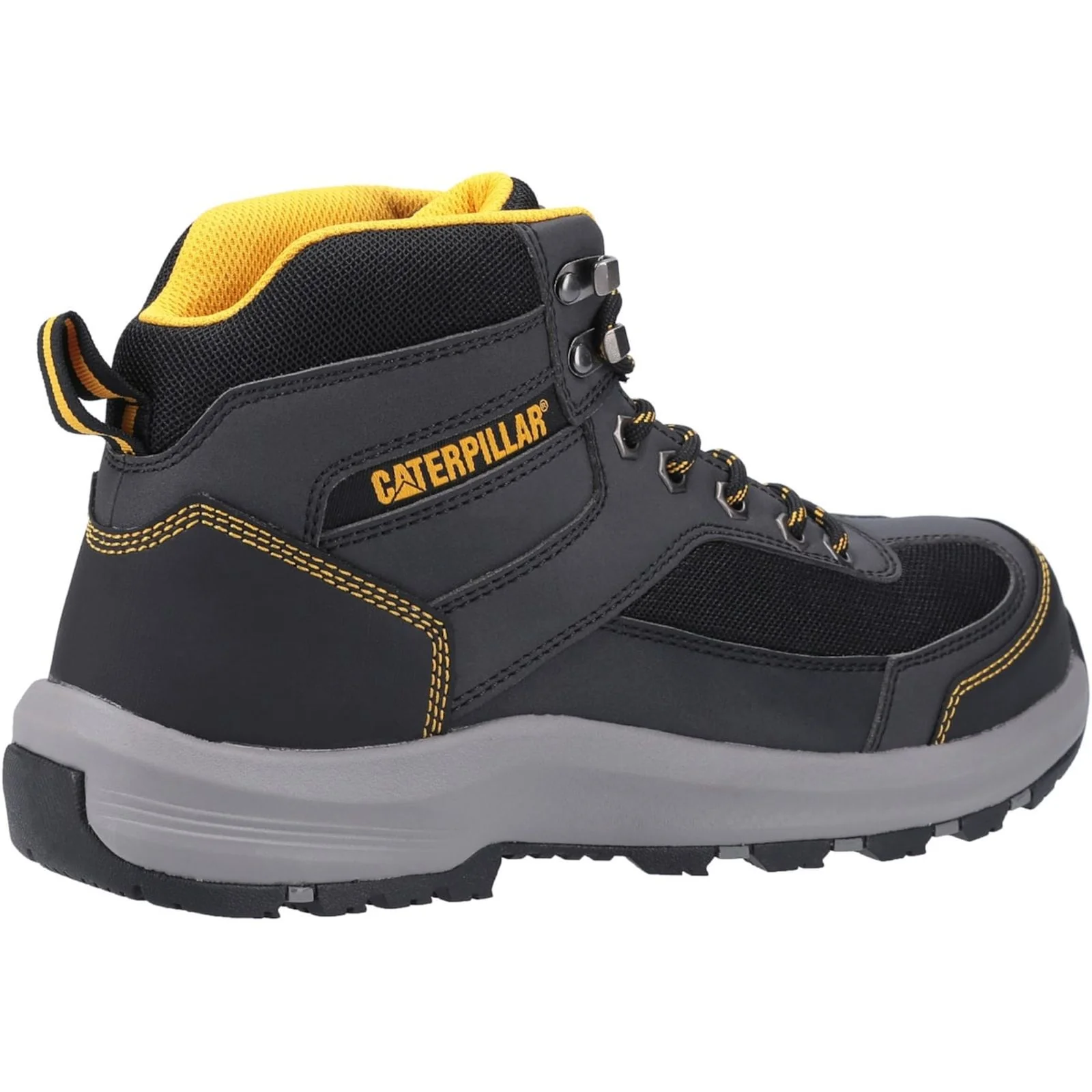 Caterpillar Mens Elmore Mid Safety Hiker Grey - Image 3
