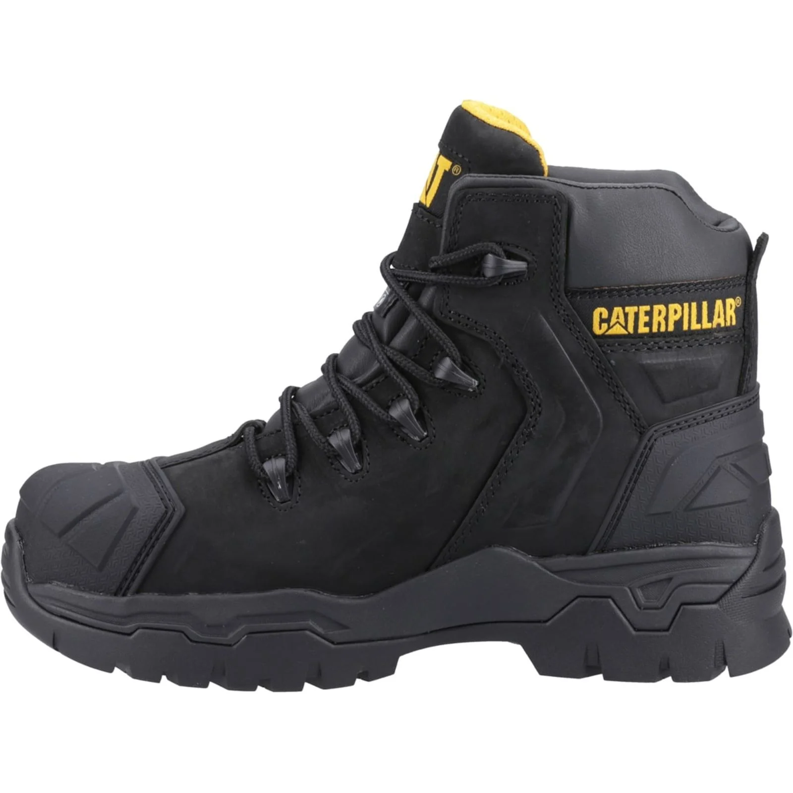 Caterpillar Mens Everett S3 WP Safety Boot Black - Image 2