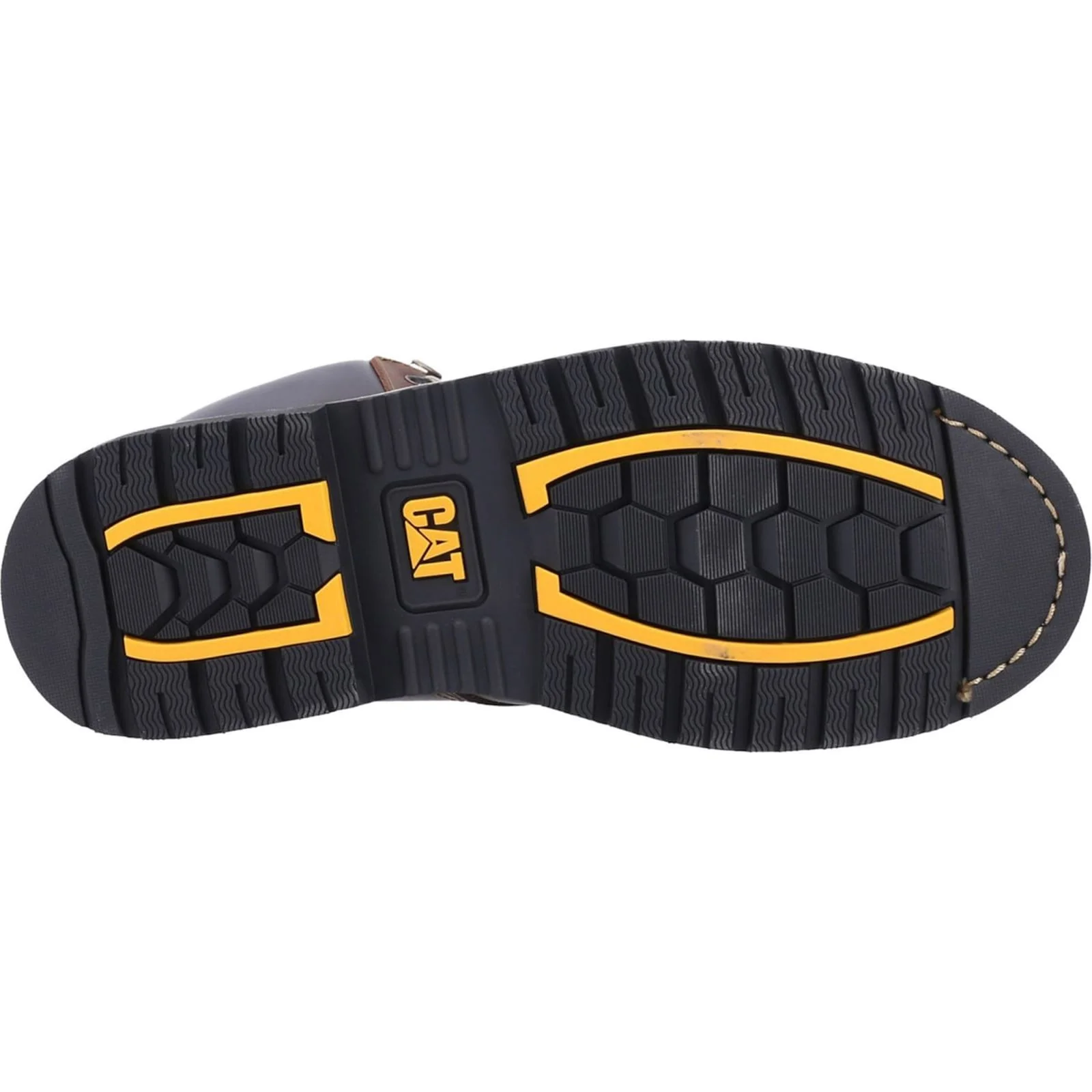 Caterpillar Mens Powerplant GYW Safety Boot Brown - Image 3