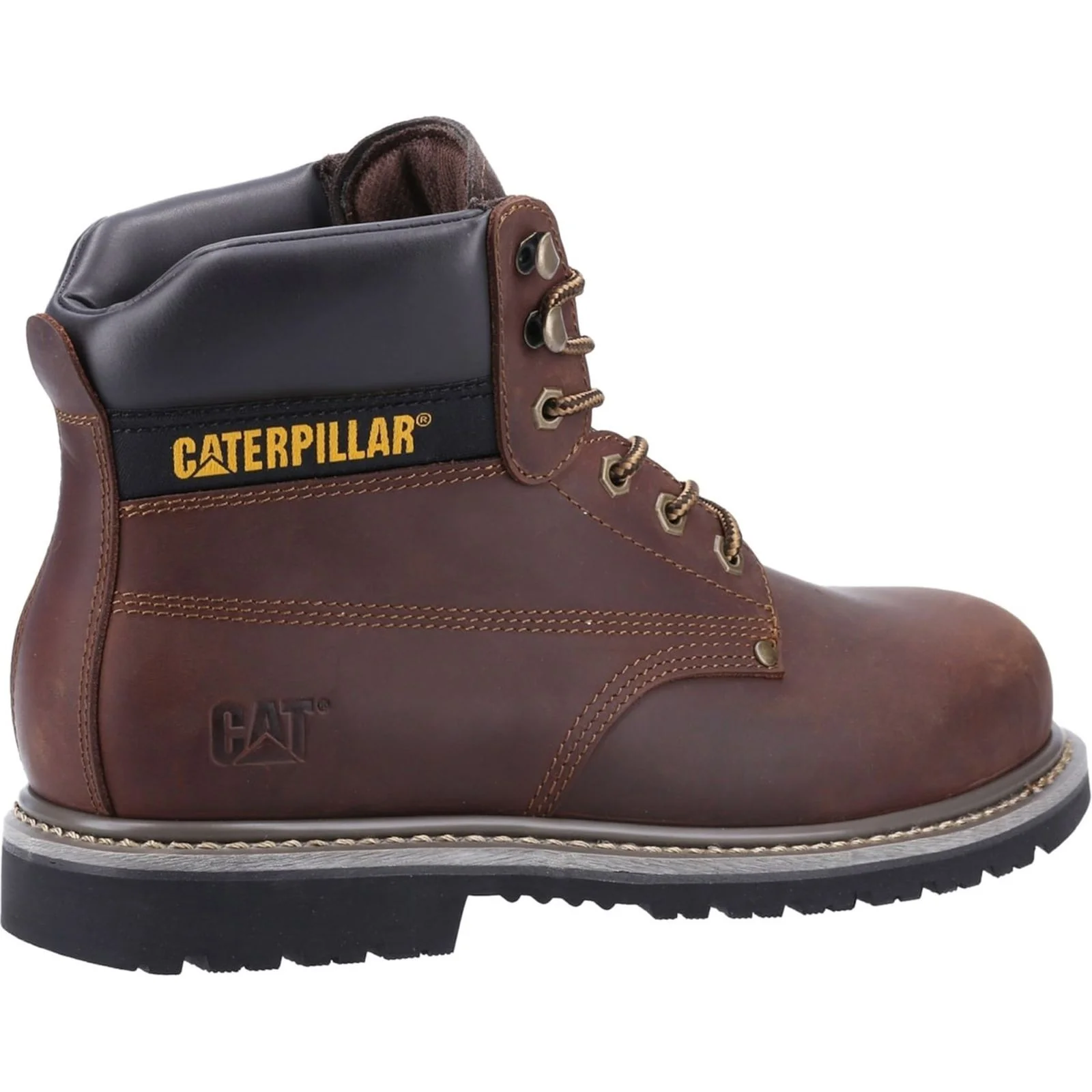 Caterpillar Mens Powerplant GYW Safety Boot Brown - Image 5