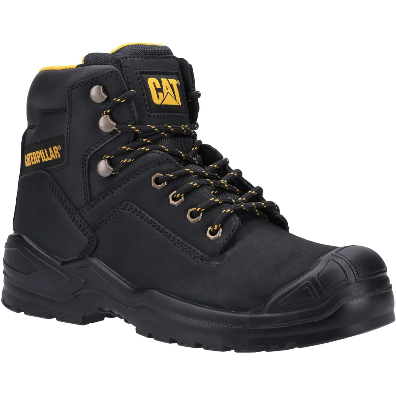 Caterpillar Mens Striver Mid S3 Safety Boot Black - Image 4