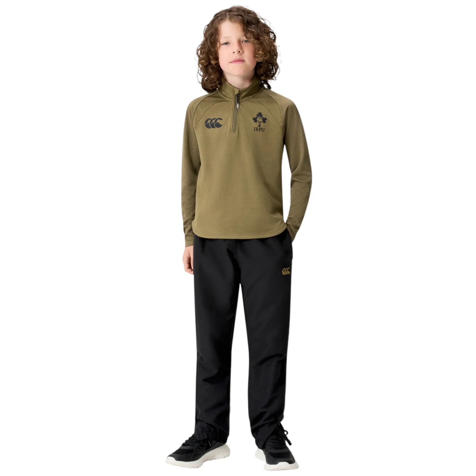 Canterbury IRFU Ireland Rugby Elite First Layer Kids Top - Image 7