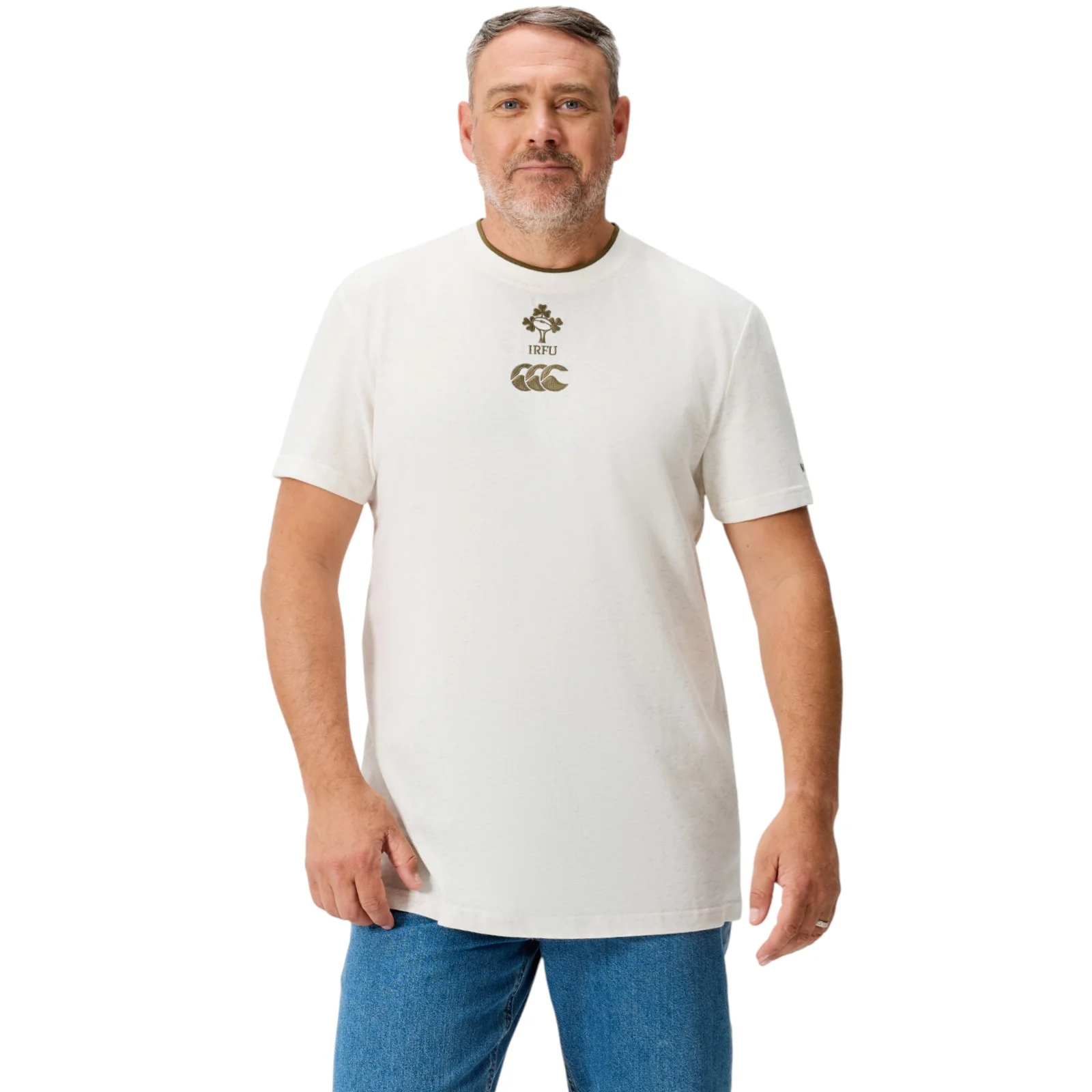 Canterbury IRFU Ireland Rugby Mens Short Sleeved T-Shirt