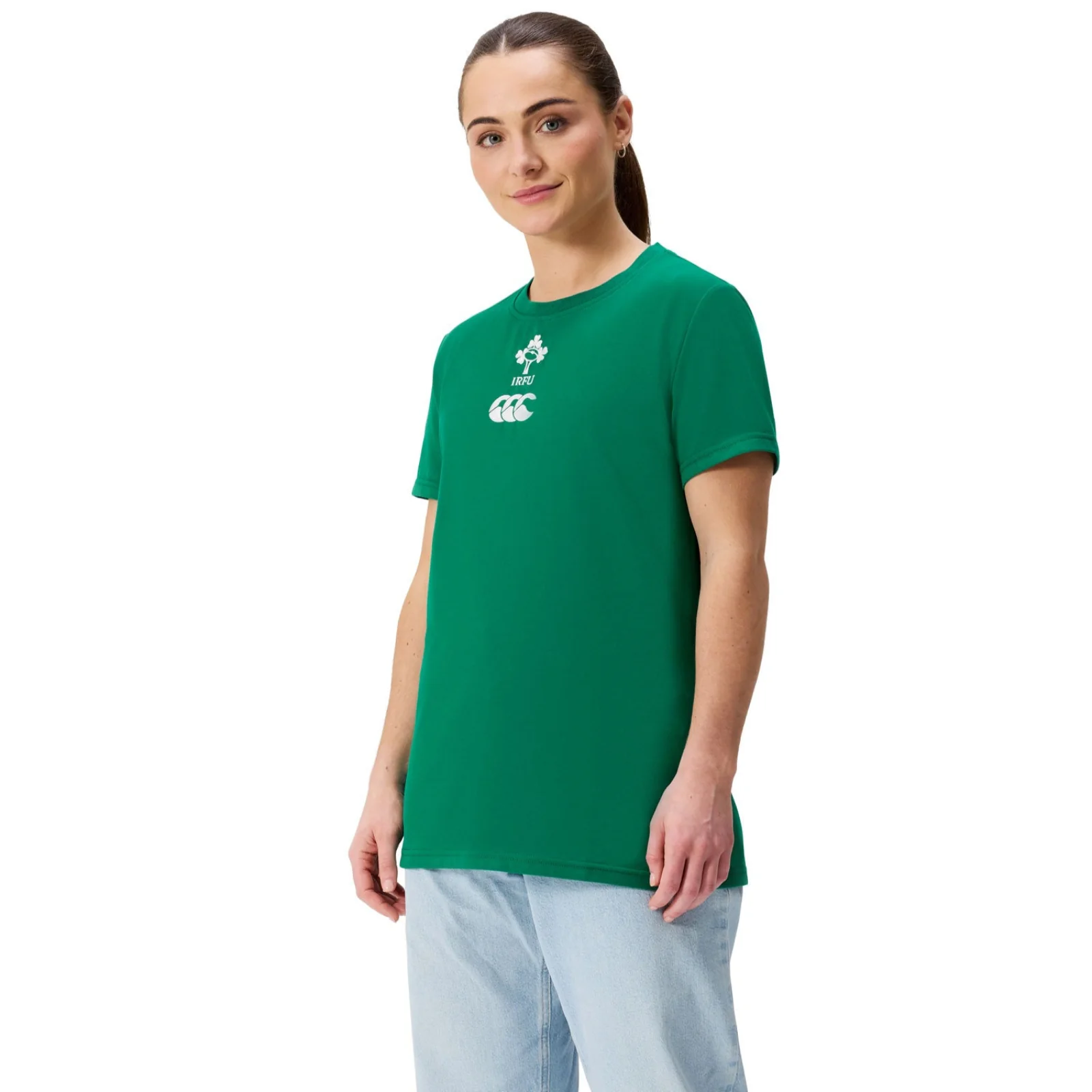 Canterbury IRFU Ireland Rugby Womens 2025/26 Short Sleeved T-Shirt