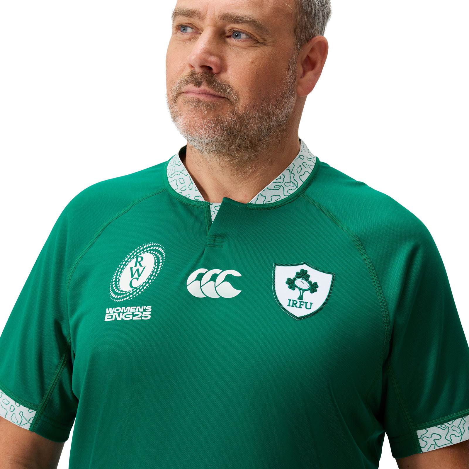 Canterbury IRFU Ireland Rugby WRWC 2025/26 Mens Home Pro Jersey - Image 5