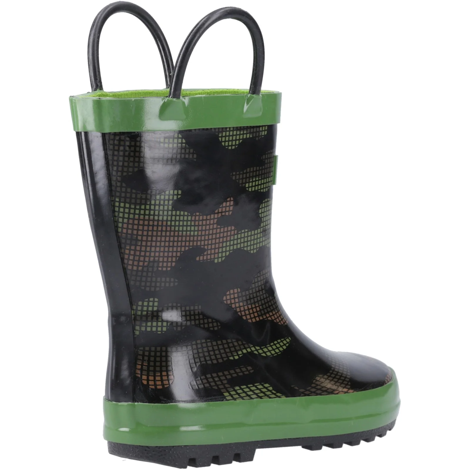 Cotswold Infant Kids Puddle Waterproof Pull On Boot Camouflage - Image 4