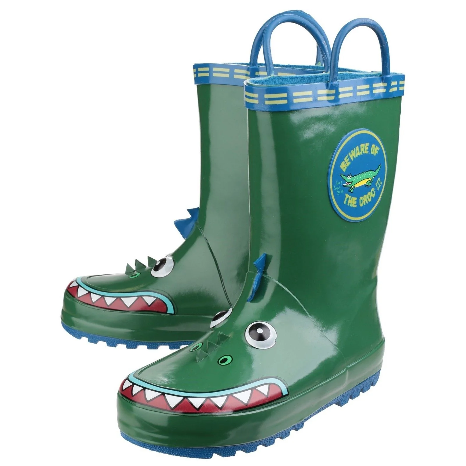 Cotswold Infant Kids Puddle Waterproof Pull On Boot Crocodile - Image 4
