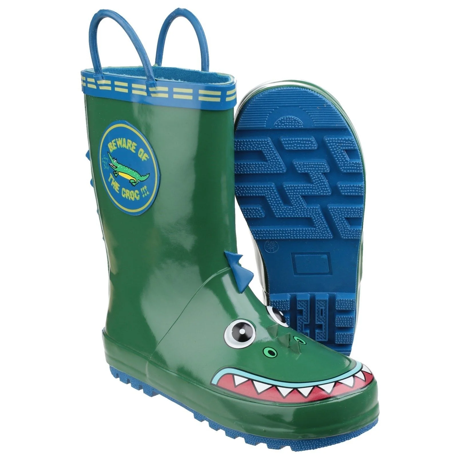 Cotswold Infant Kids Puddle Waterproof Pull On Boot Crocodile - Image 5