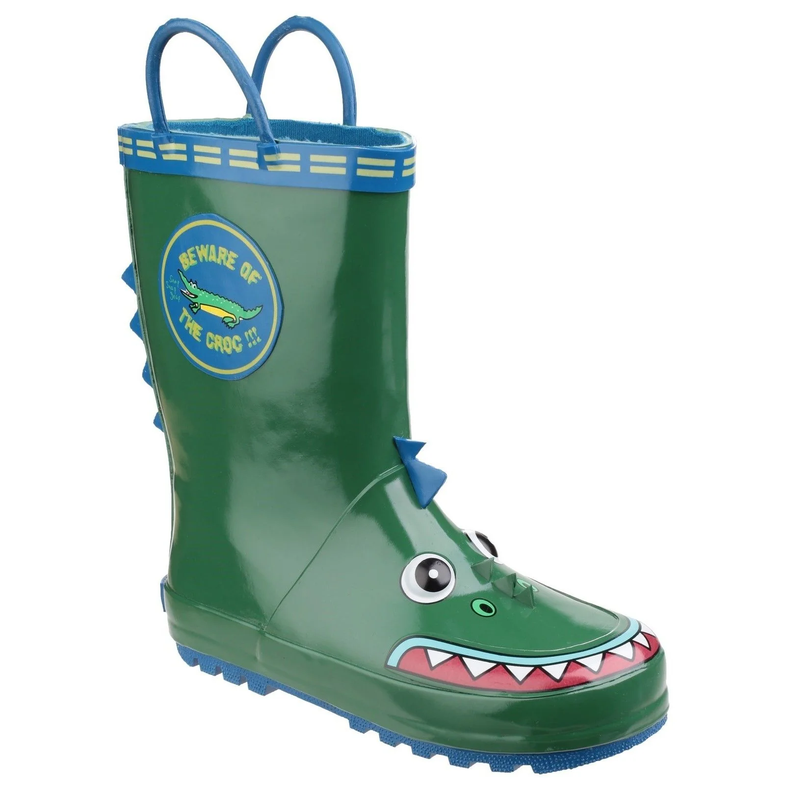 Cotswold Infant Kids Puddle Waterproof Pull On Boot Crocodile - Image 6
