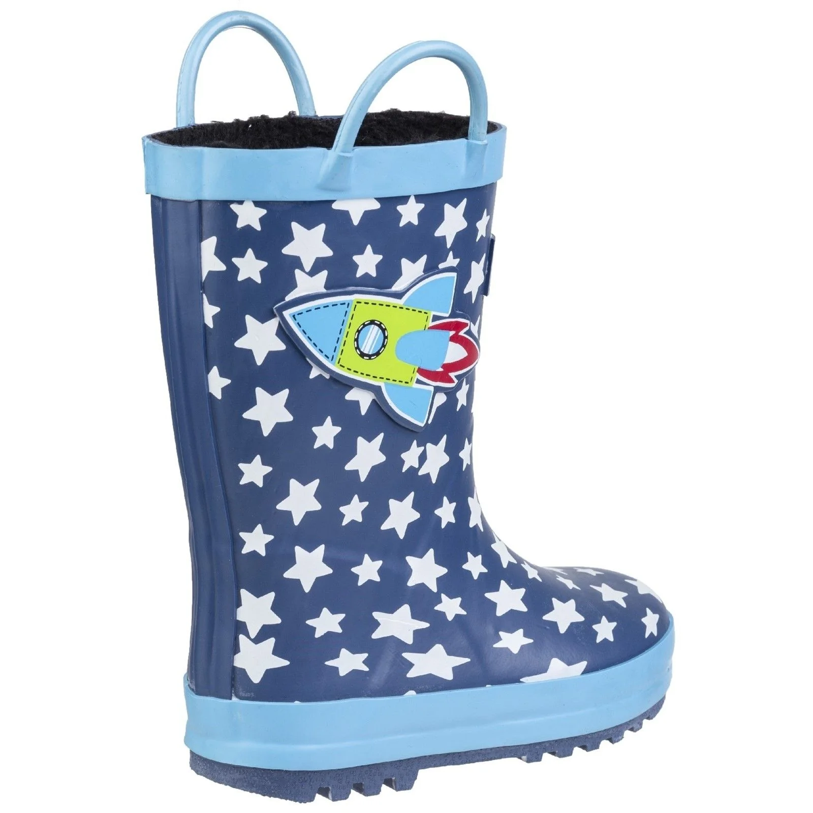 Cotswold Infant Kids Sprinkle Junior Wellington Boot Dark Blue - Image 3
