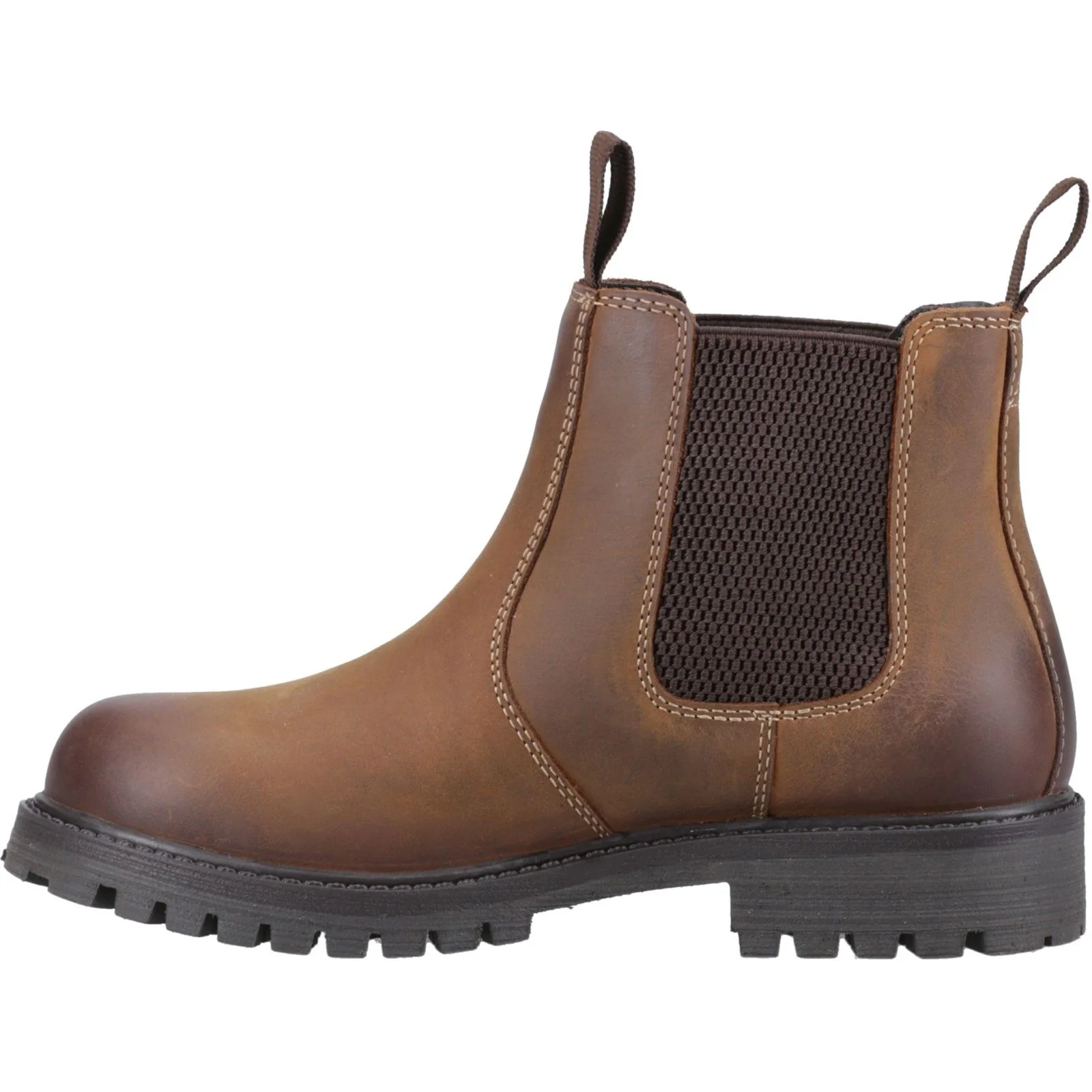 Cotswold Junior Kids Aston Pull On Dealer Boot Tan - Image 2