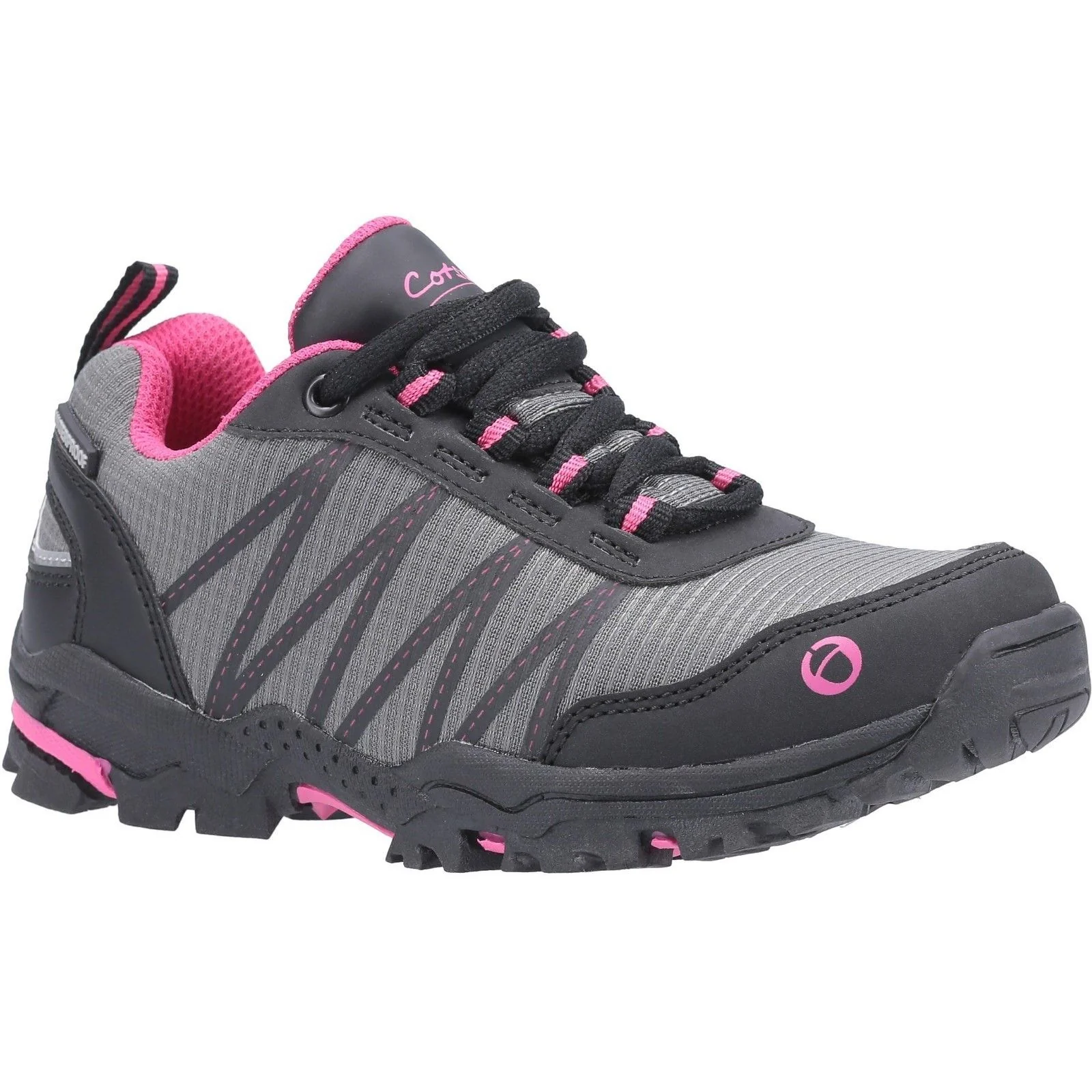 Cotswold Junior Kids Littledean Hiking Waterproof Boot Pink - Image 4