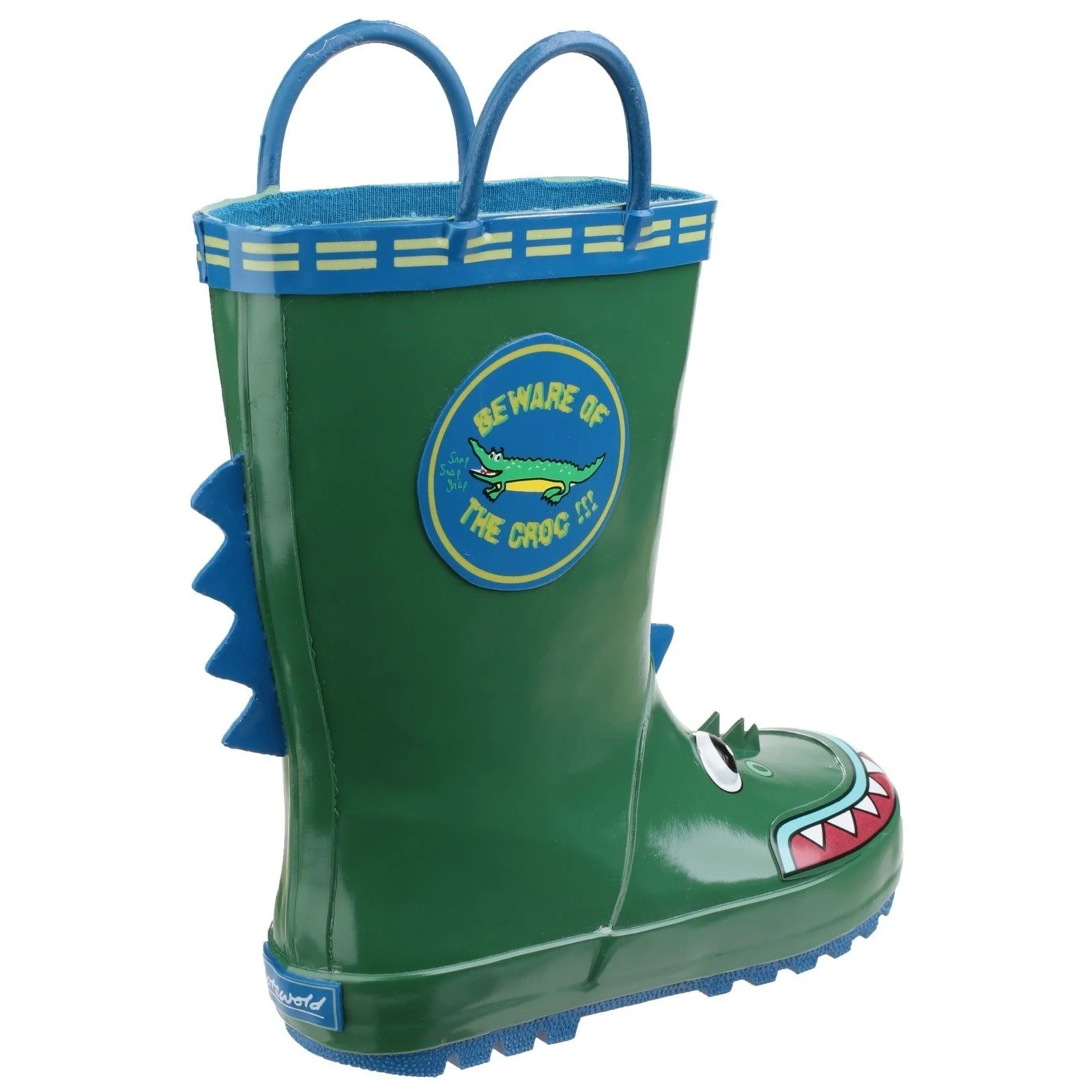 Cotswold Junior Kids Puddle Waterproof Pull On Boot Crocodile - Image 3