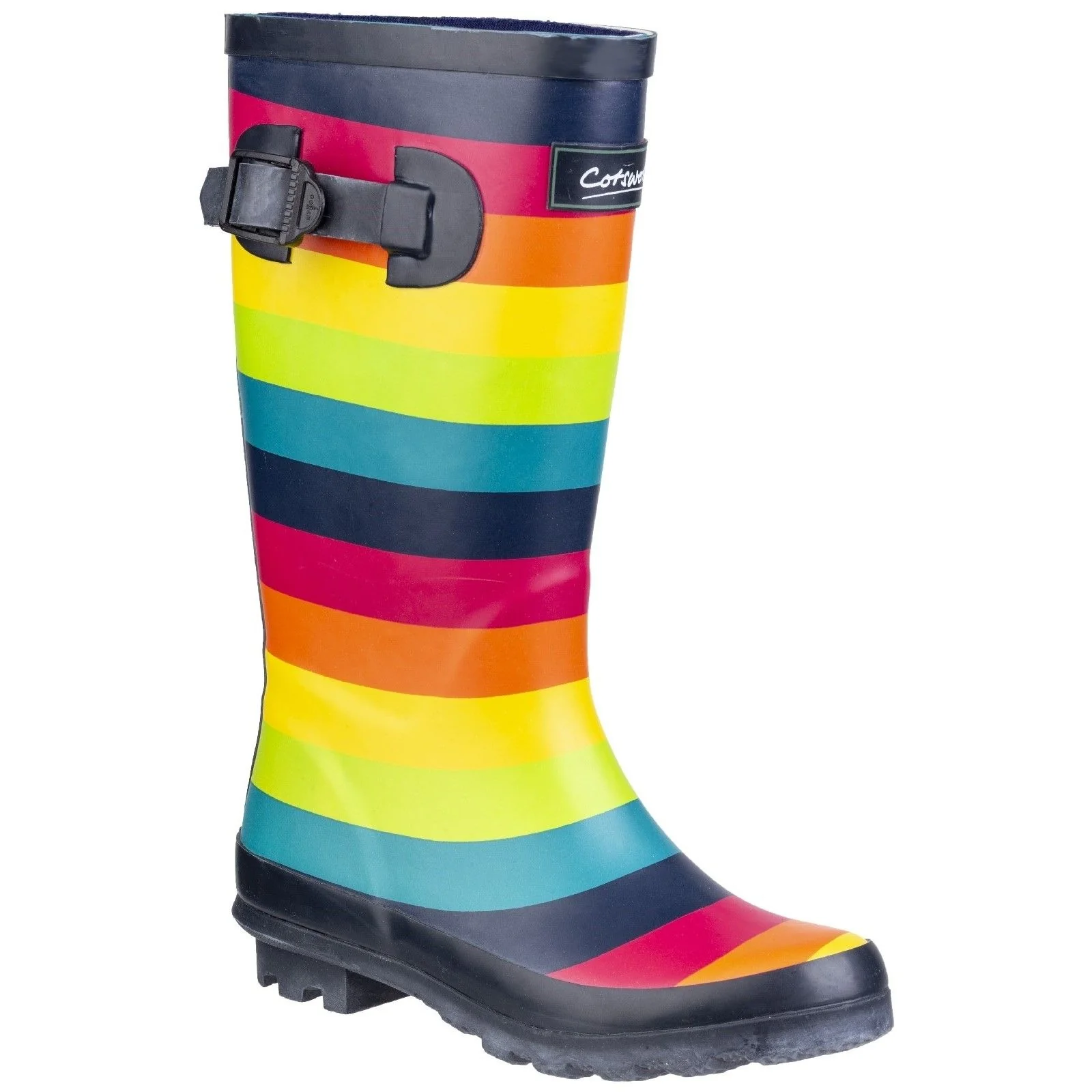 Cotswold Junior Kids Rainbow Wellington Boot Multicoloured - Image 3