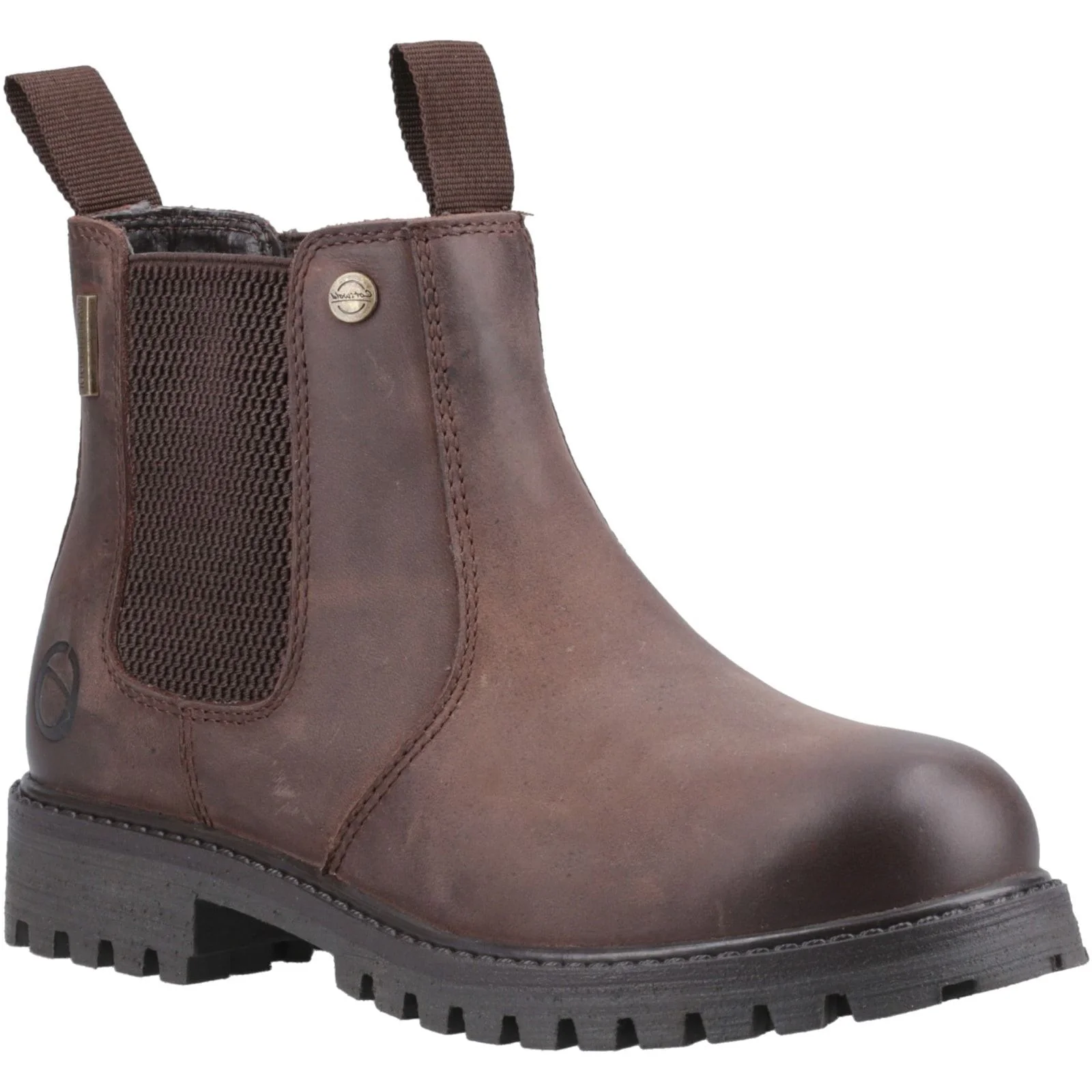 Cotswold Kids Aston Pull On Dealer Boot Brown - Image 5