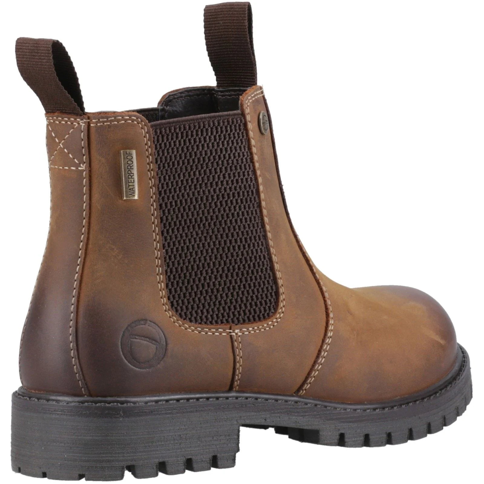 Cotswold Kids Aston Pull On Dealer Boot Tan - Image 4