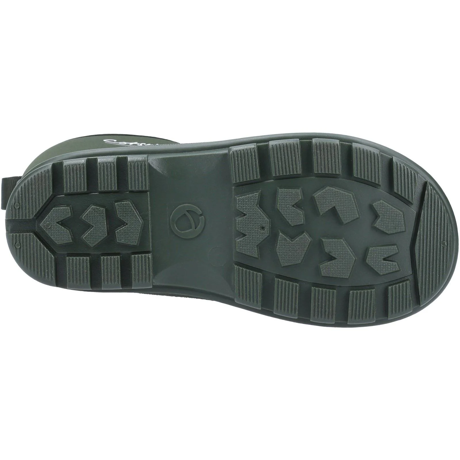 Cotswold Kids Hilly Neoprene Childrens Wellington Boot Green - Image 2